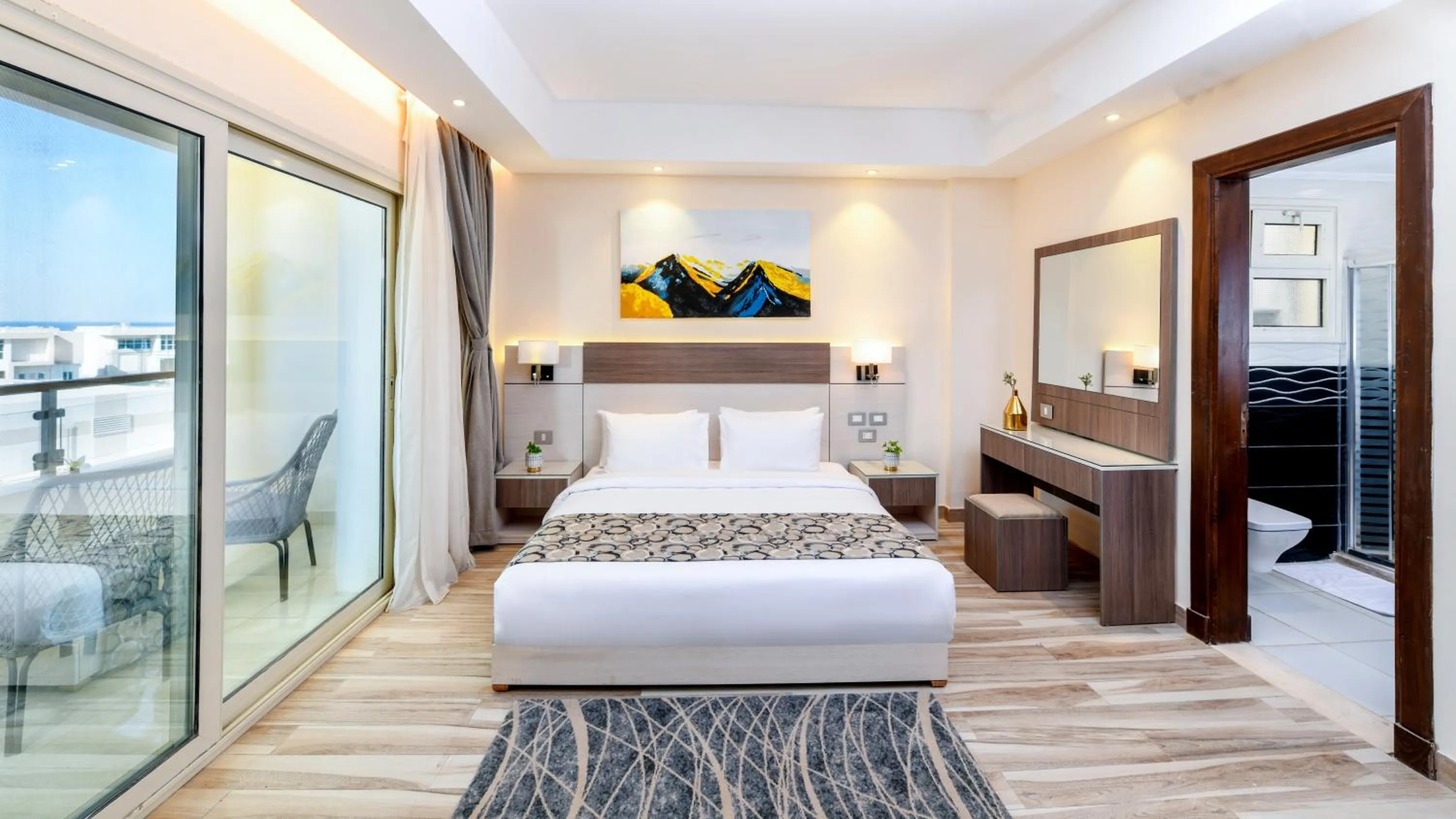 Bedroom, Bed in Tolip Resort El Galala Majestic