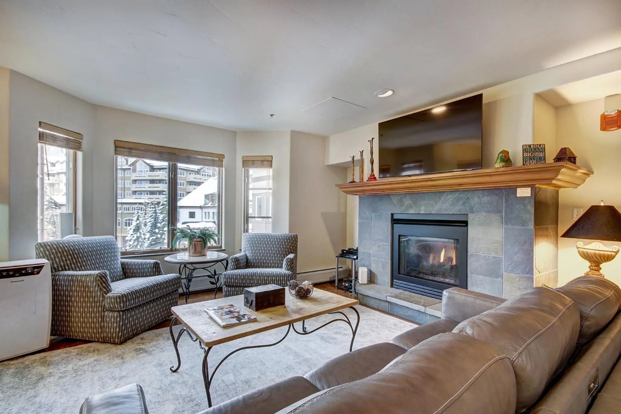 Living room in Beaver Creek Village by Vail Resorts