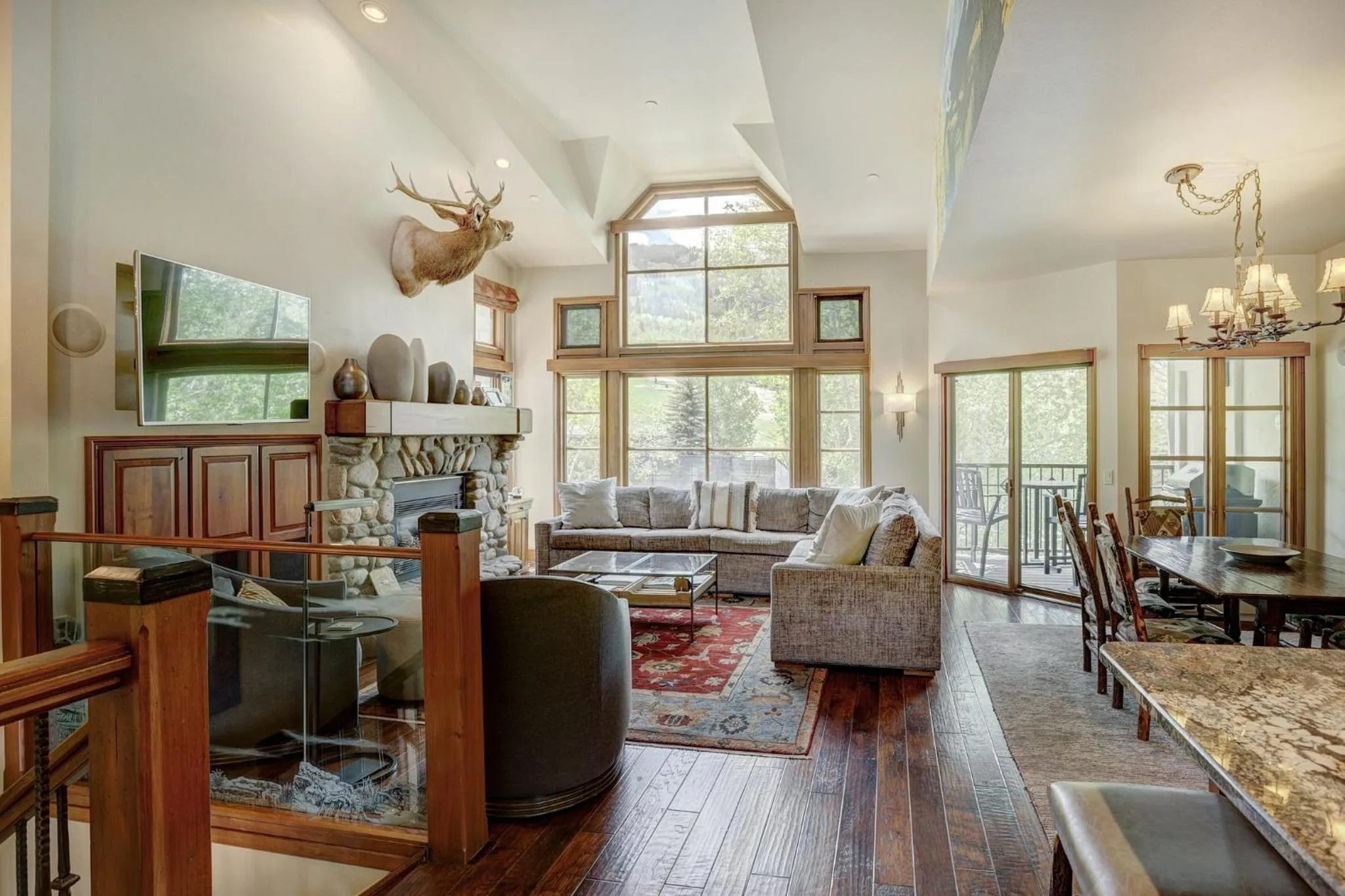 Living room in Beaver Creek Village by Vail Resorts