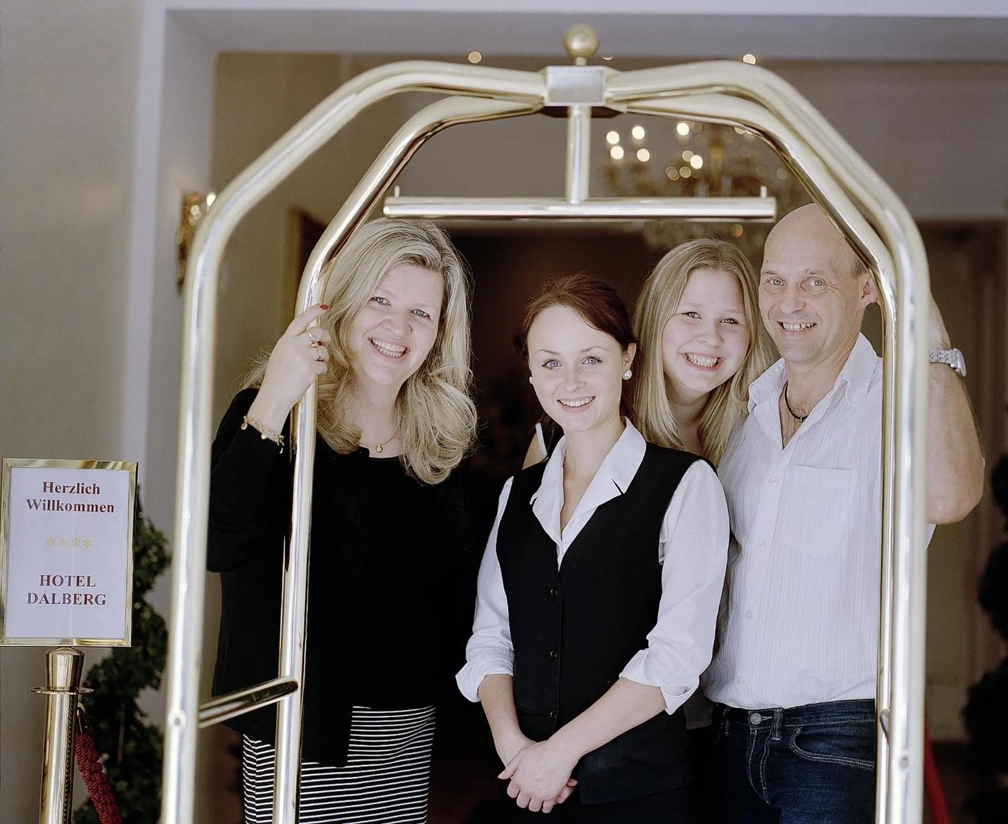 group of guests in Hotel Dalberg