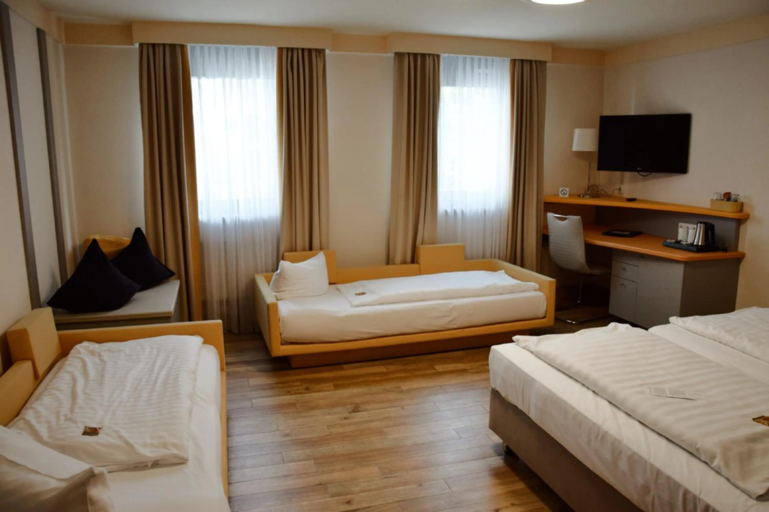 Bed in Hotel Cristal