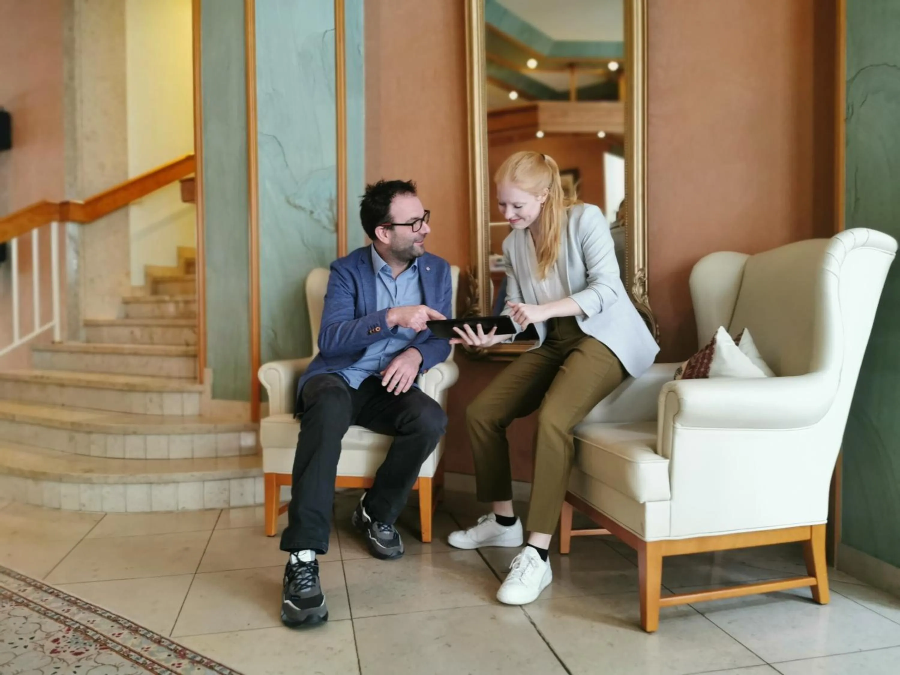 Lobby or reception in Hotel Cristal