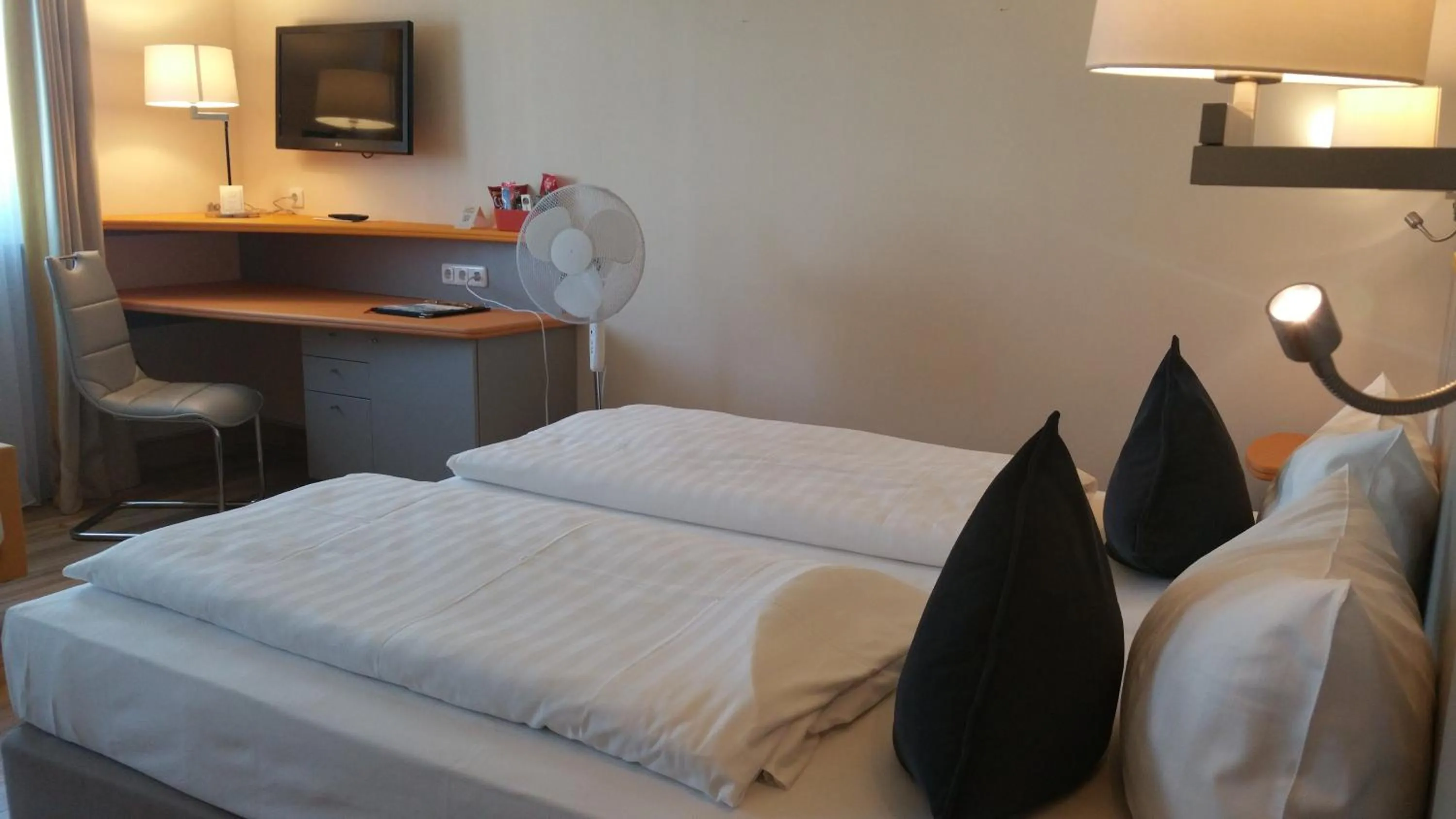 Bed in Hotel Cristal