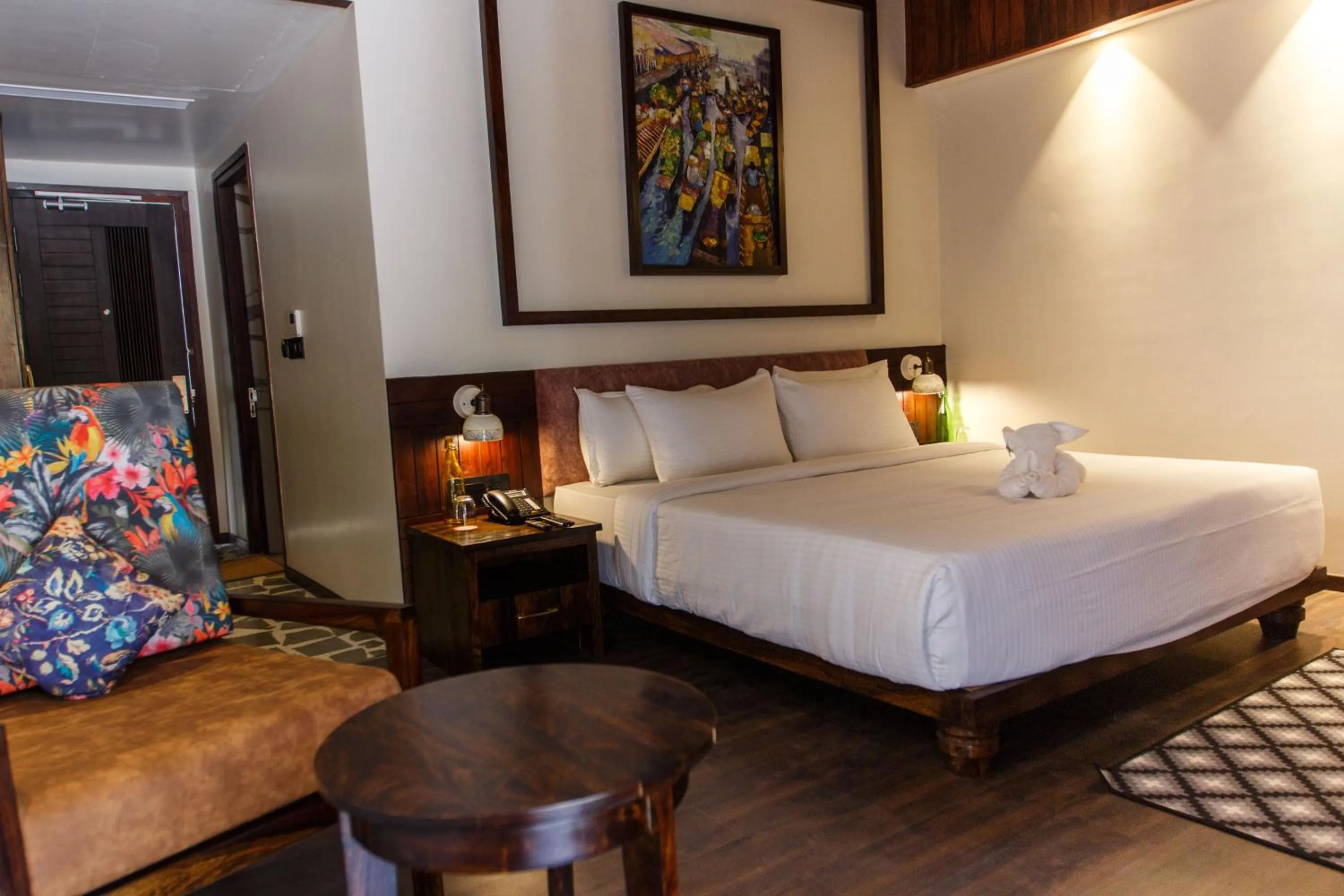 Photo of the whole room, Bed in Symphony Samudra Beachside Jungle Resort And Spa