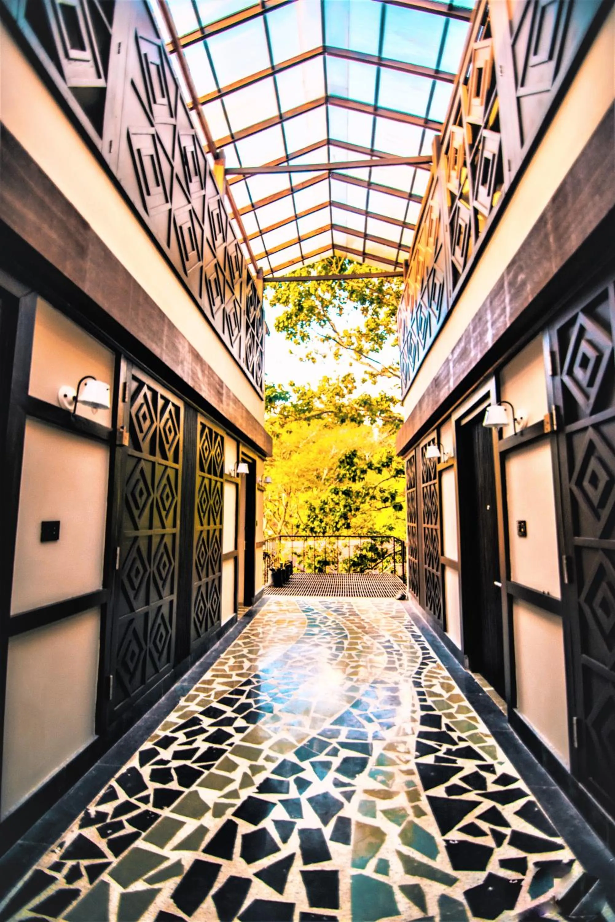 Patio in Symphony Samudra Beachside Jungle Resort And Spa