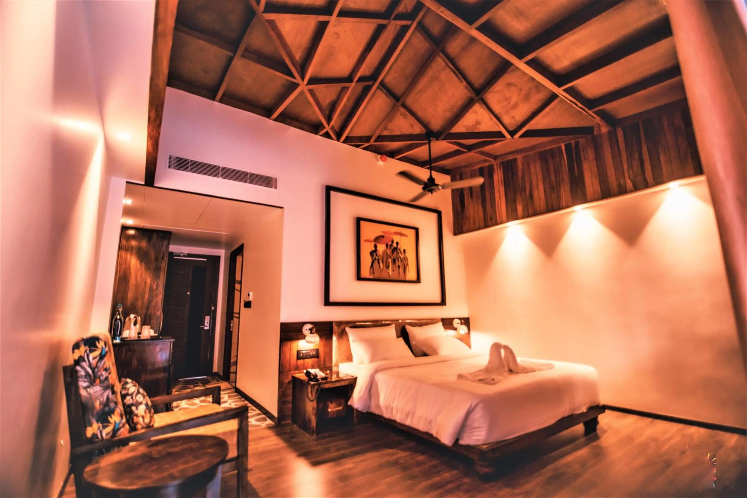 Bedroom, Bed in Symphony Samudra Beachside Jungle Resort And Spa