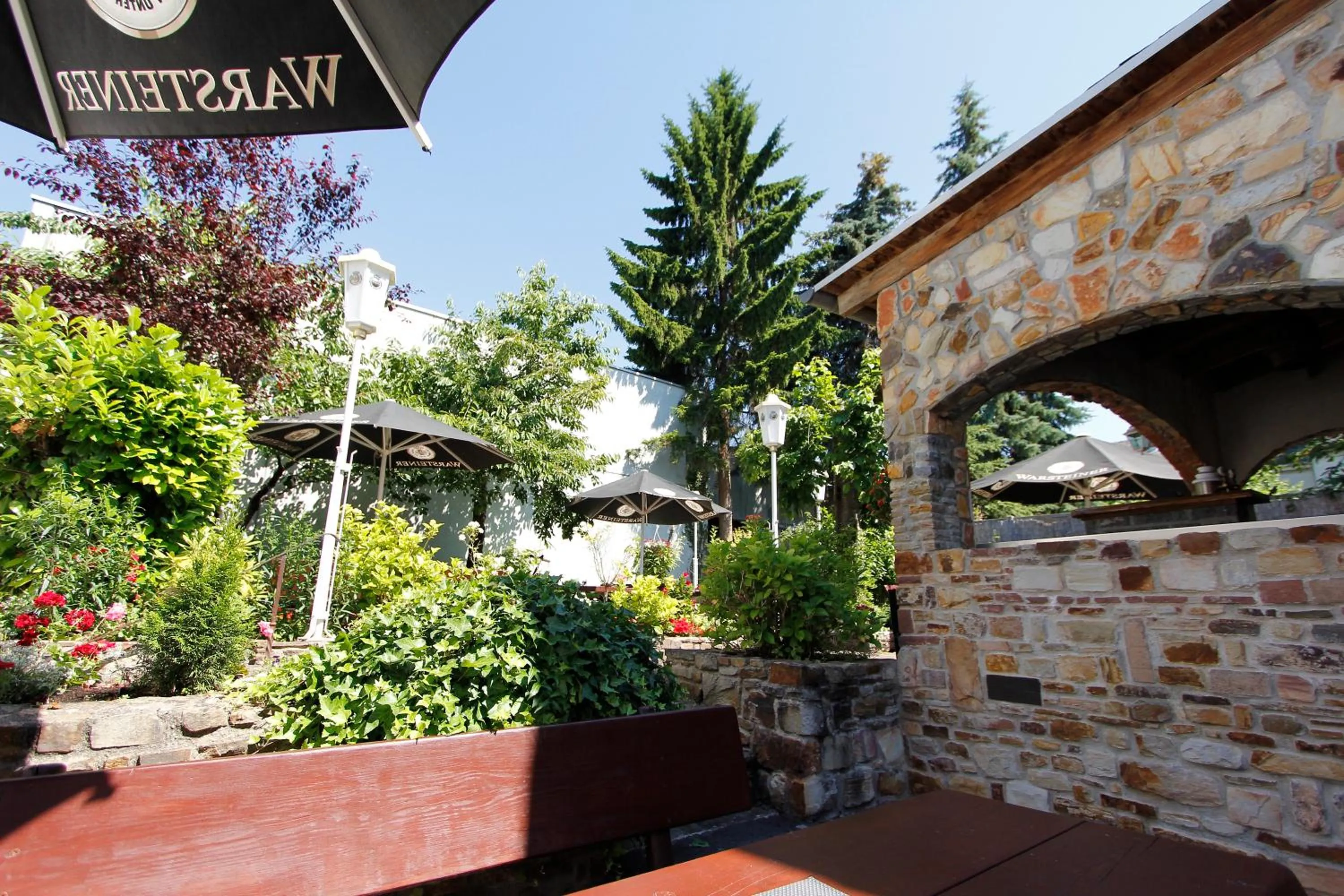 Garden in Hotel Adria Stuben