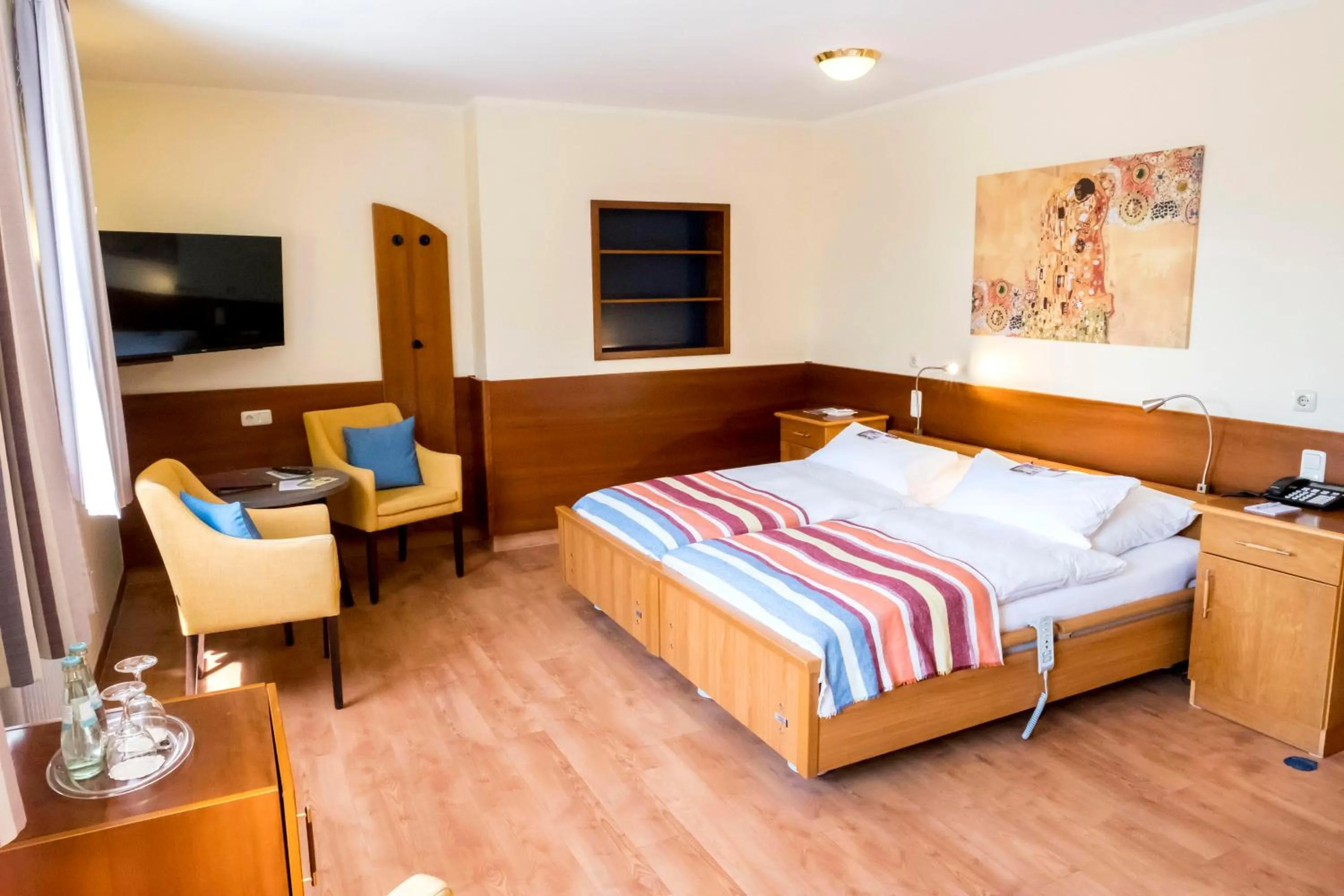 Photo of the whole room, Bed in Heidehotel Bad Bevensen