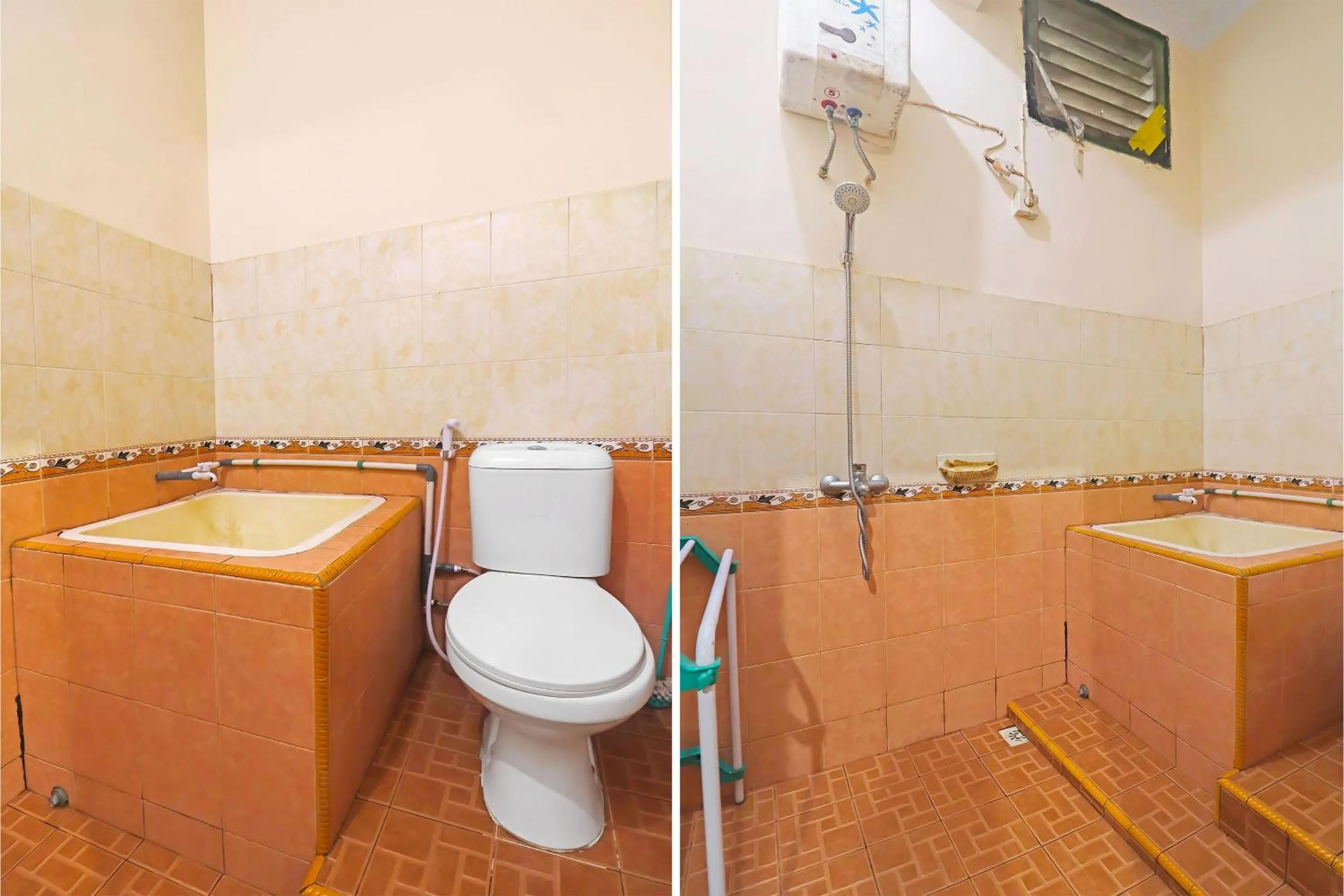 Bathroom in OYO 2899 Ardilia Bandara Syariah