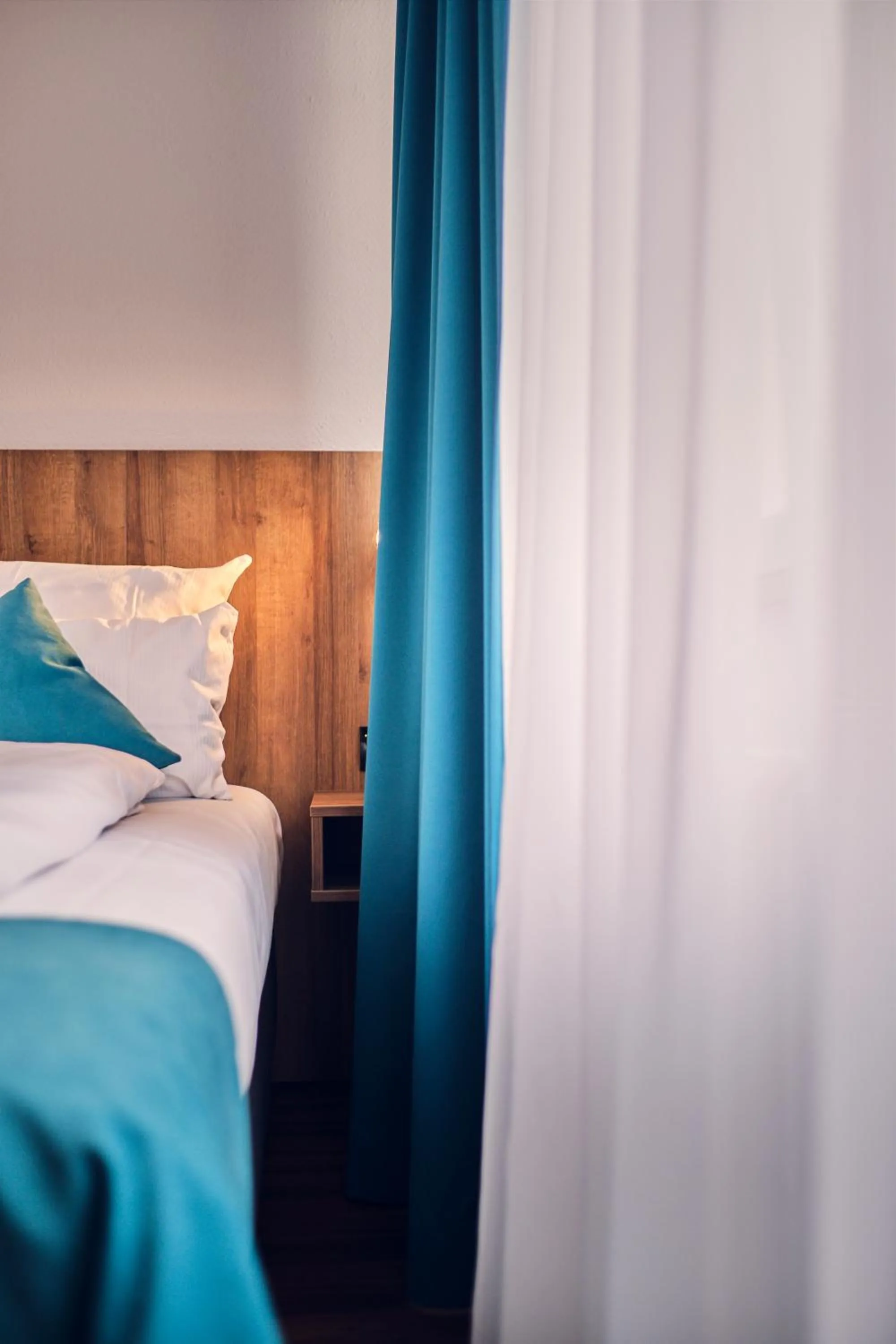 Bed in Hotel Hansa Stuttgart City