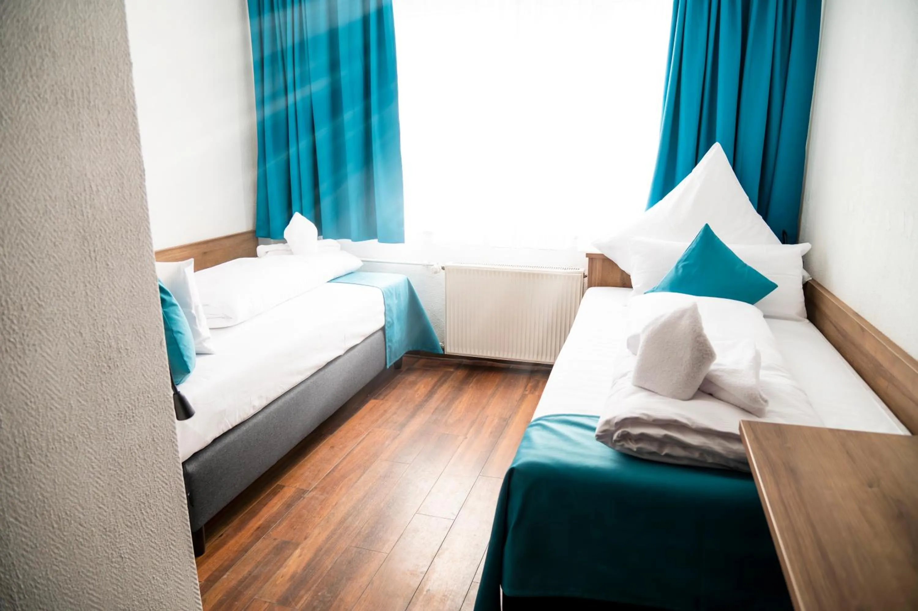 Bed in Hotel Hansa Stuttgart City