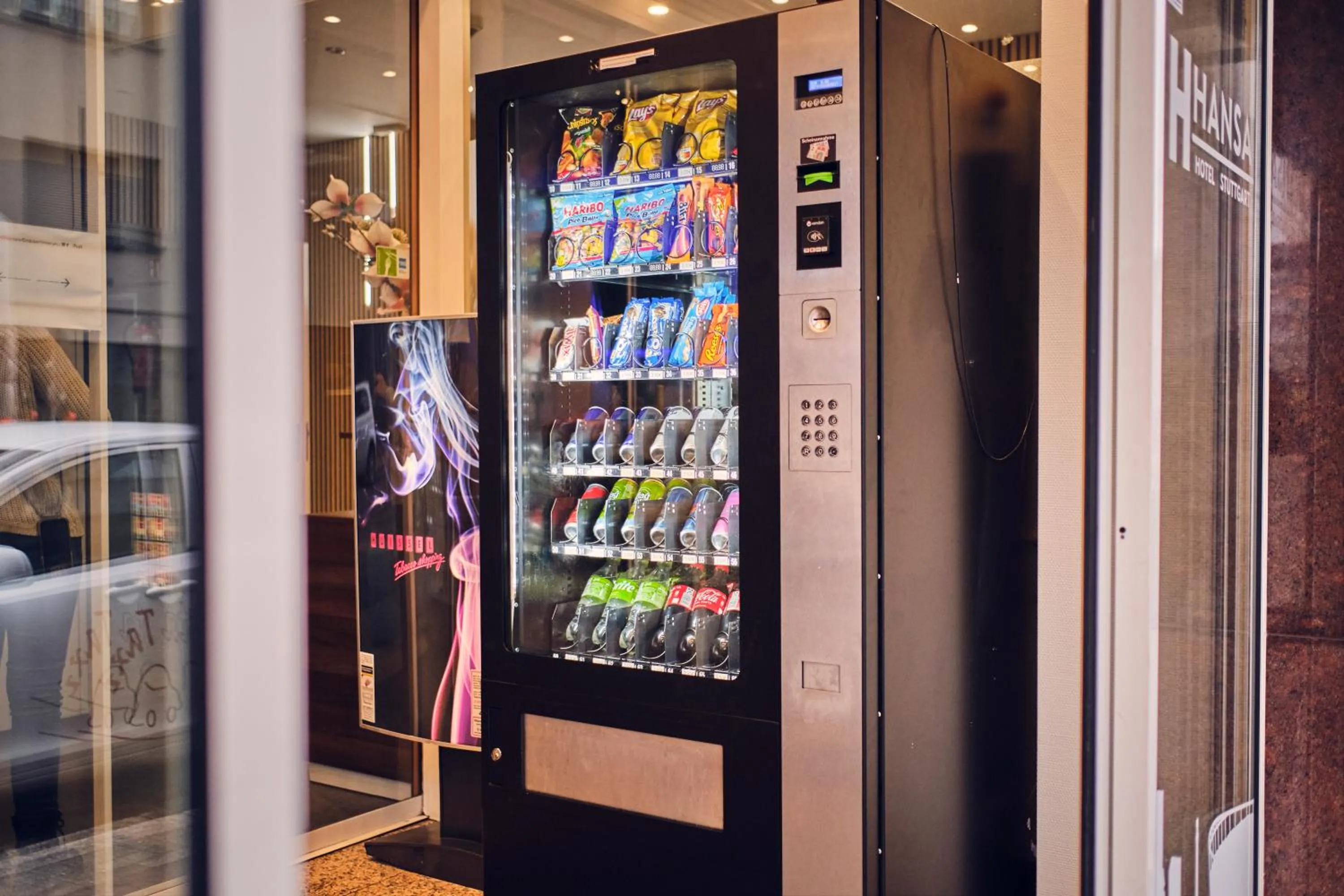 vending machine in Hotel Hansa Stuttgart City