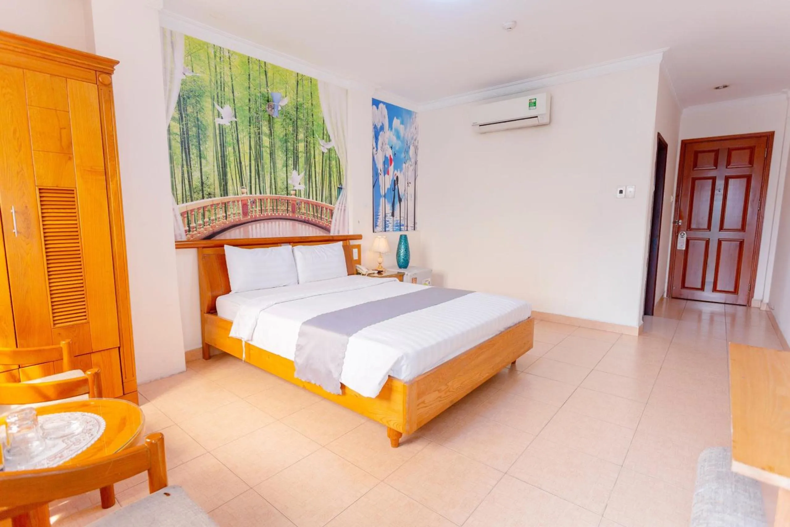 Bed in Giang Linh Hotel