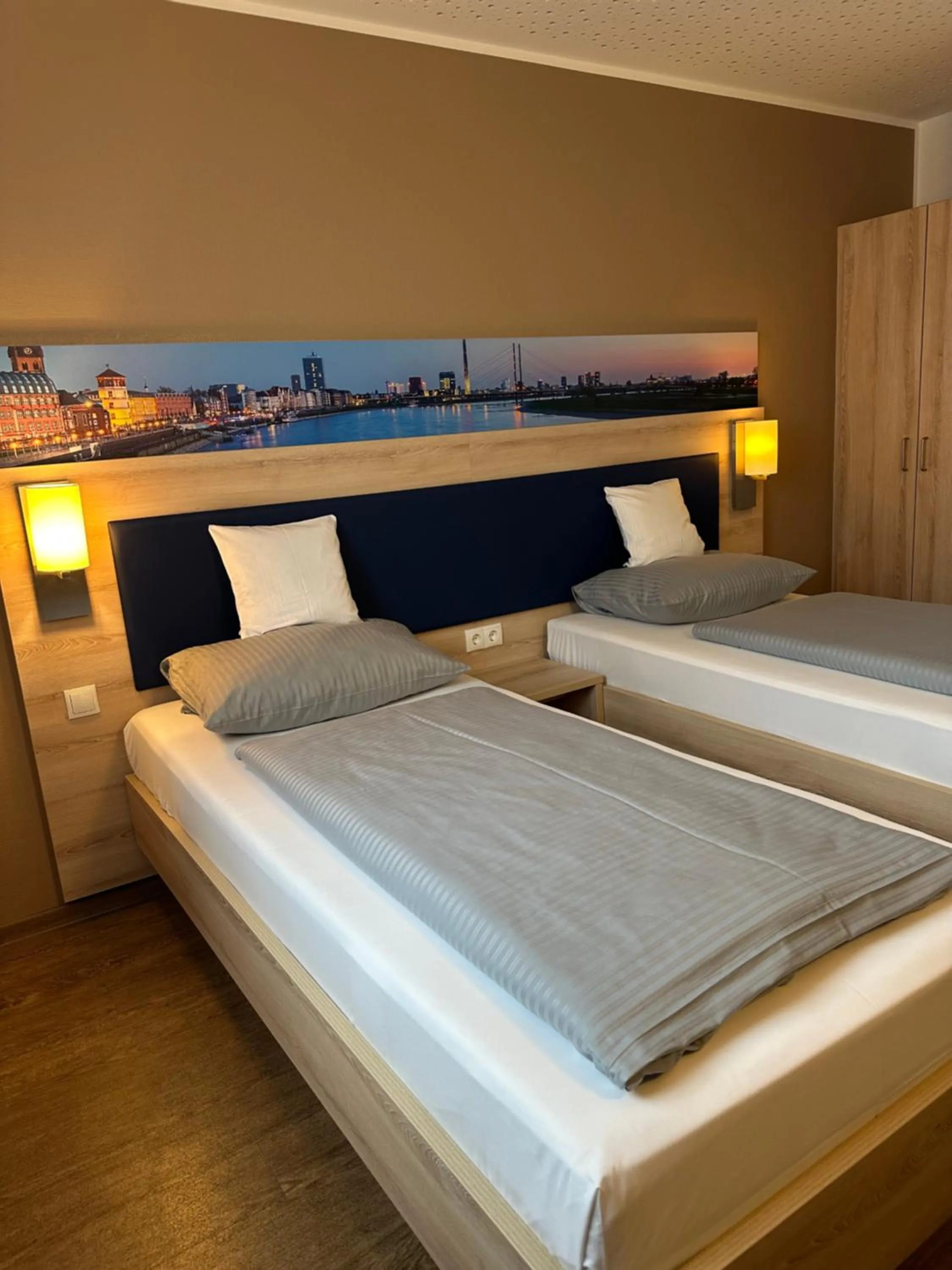 Bed in Hotel Am Vogelsanger Weg