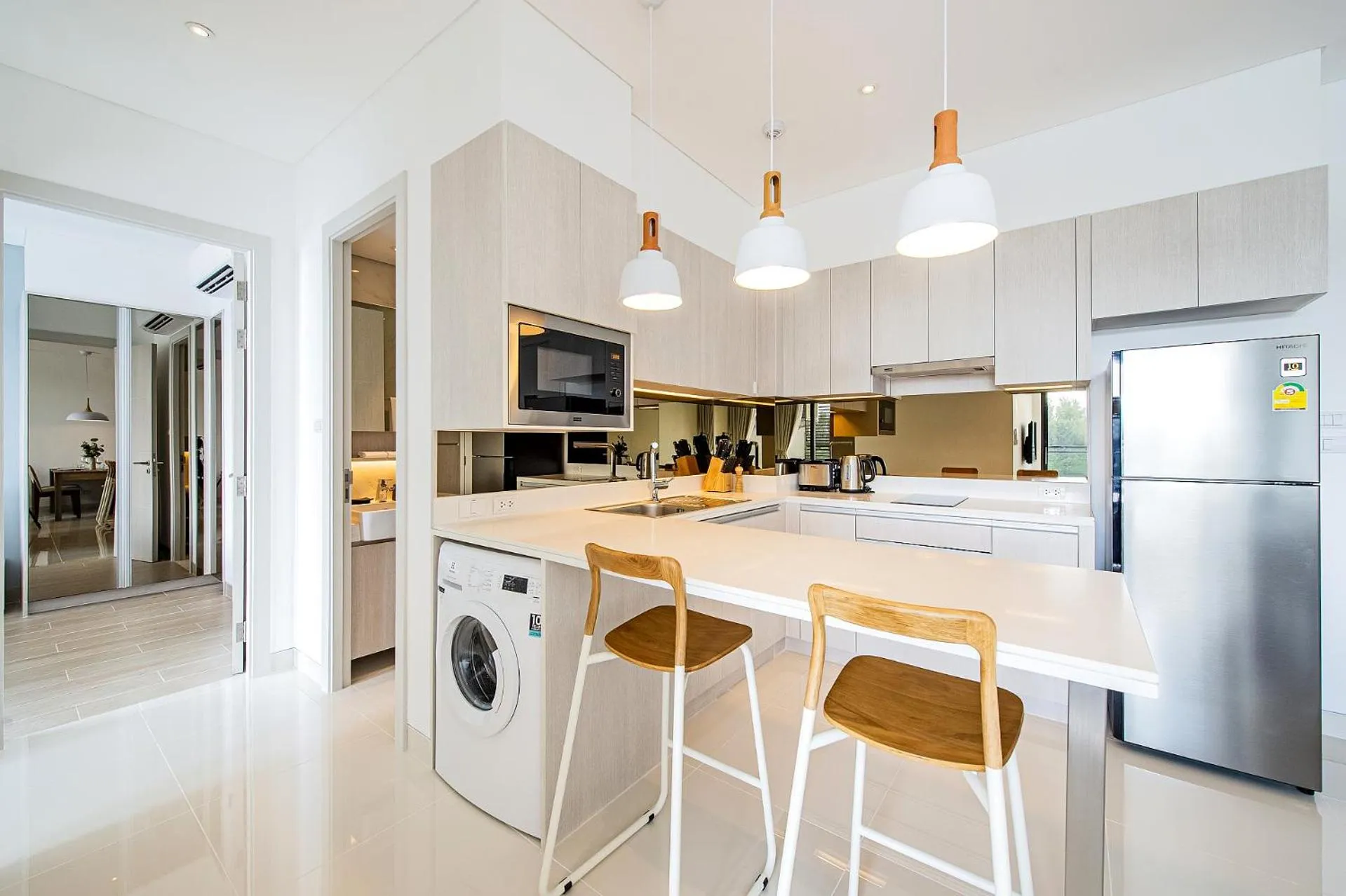 Kitchen or kitchenette in Cassia Residences by Laguna Phuket