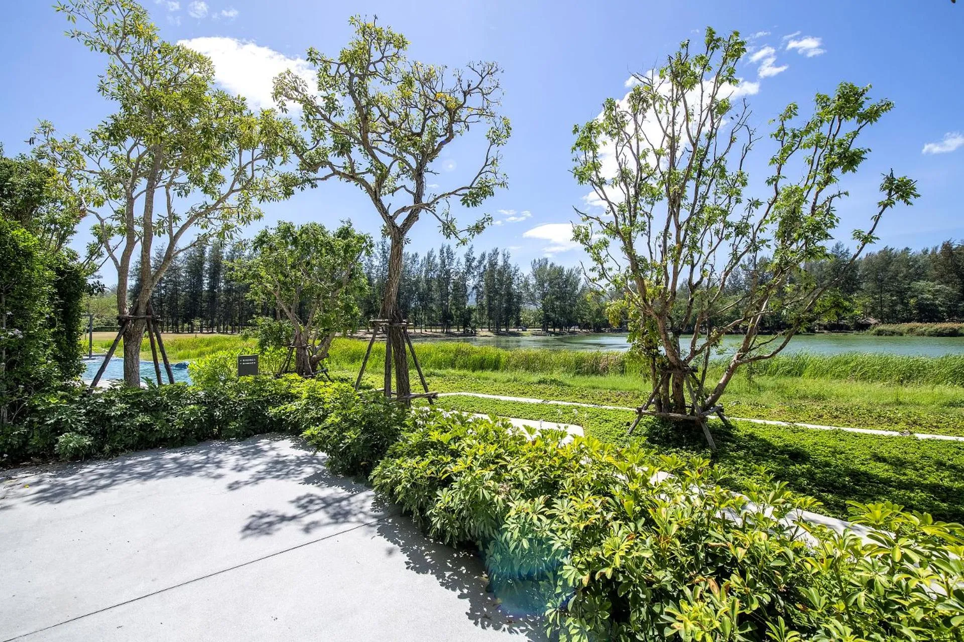 Natural landscape in Cassia Residences by Laguna Phuket