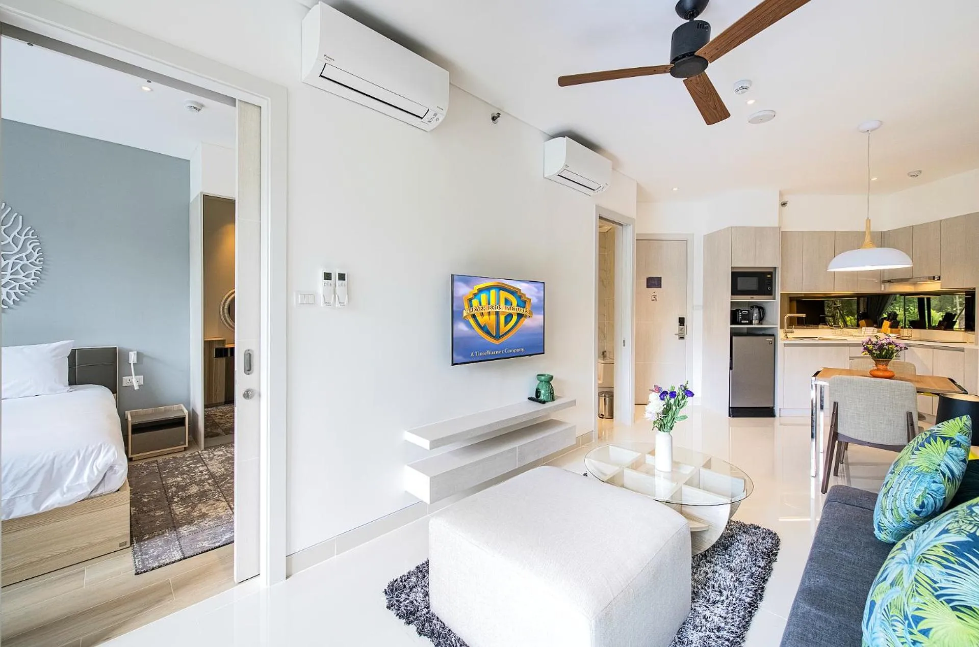 Living room in Cassia Residences by Laguna Phuket