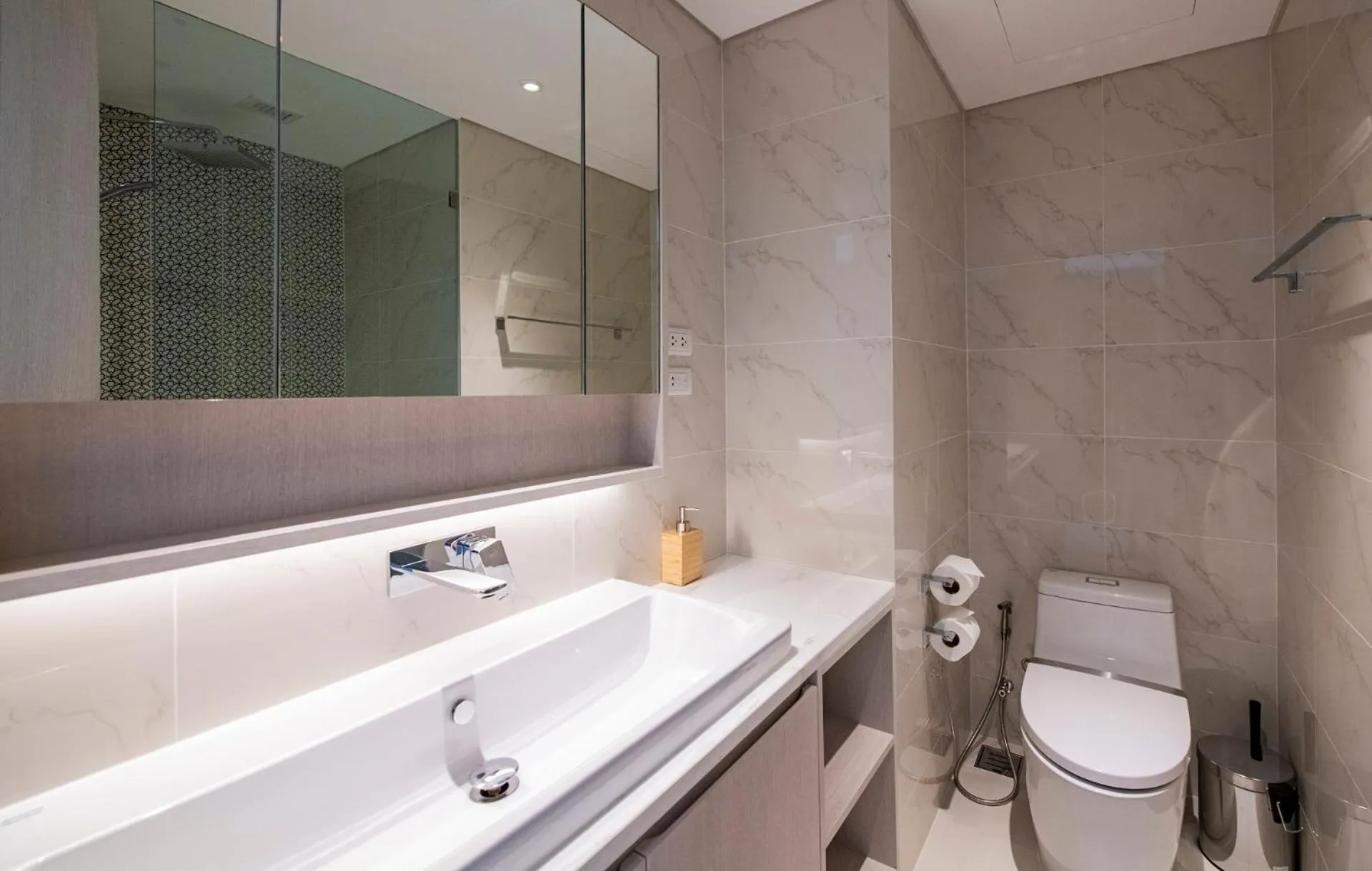 Shower in Cassia Residences by Laguna Phuket