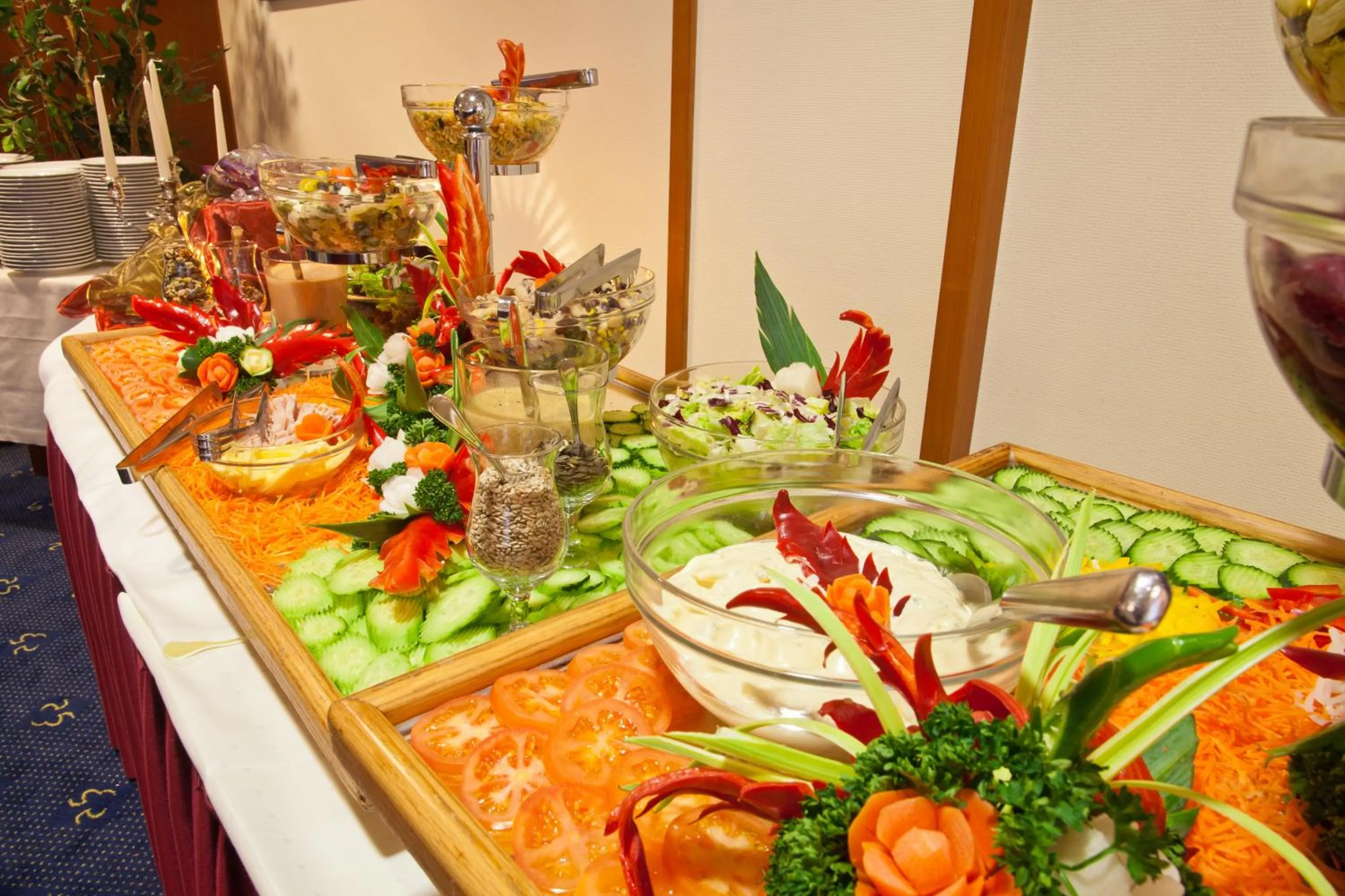 Food and drinks in NOVINA HOTEL Südwestpark