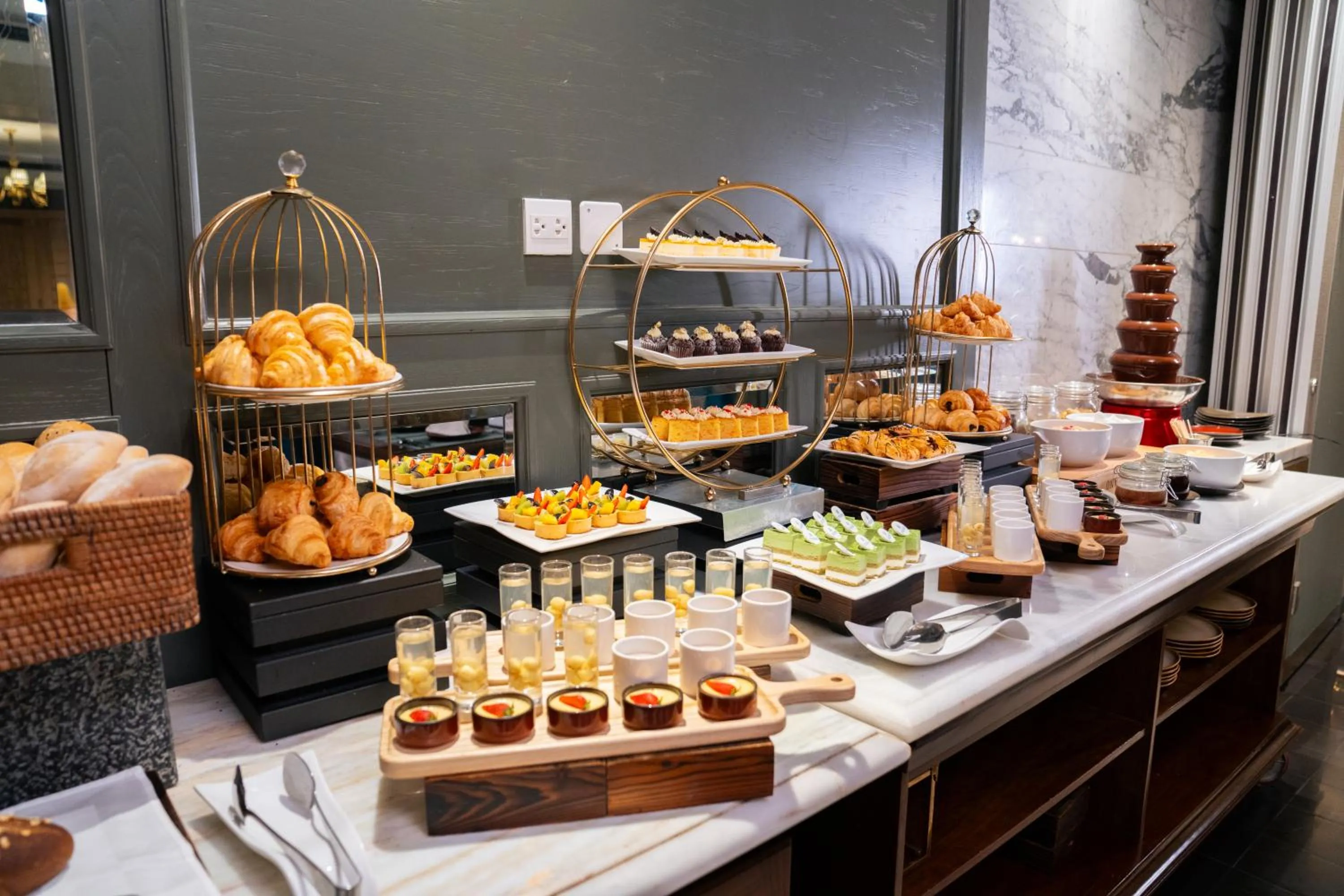 Buffet breakfast in Peridot Grand Luxury Boutique Hotel