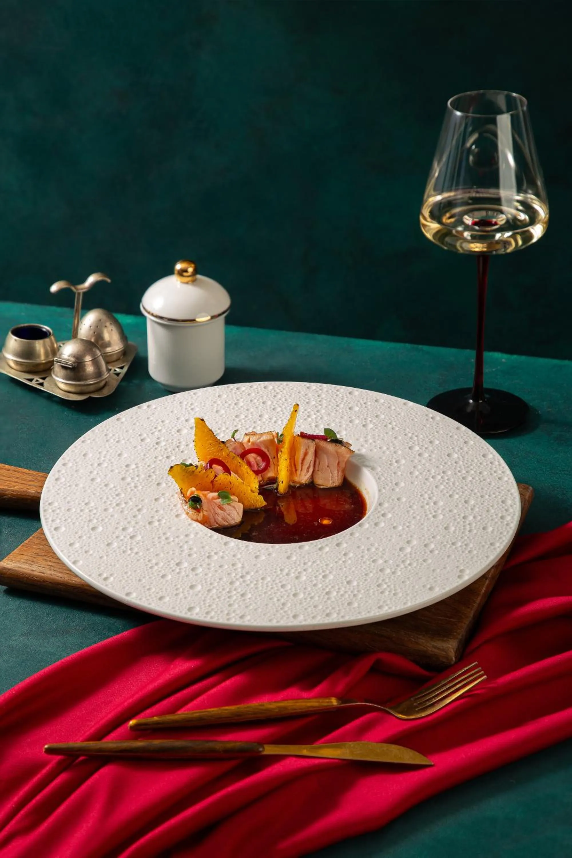 Food in Peridot Grand Luxury Boutique Hotel