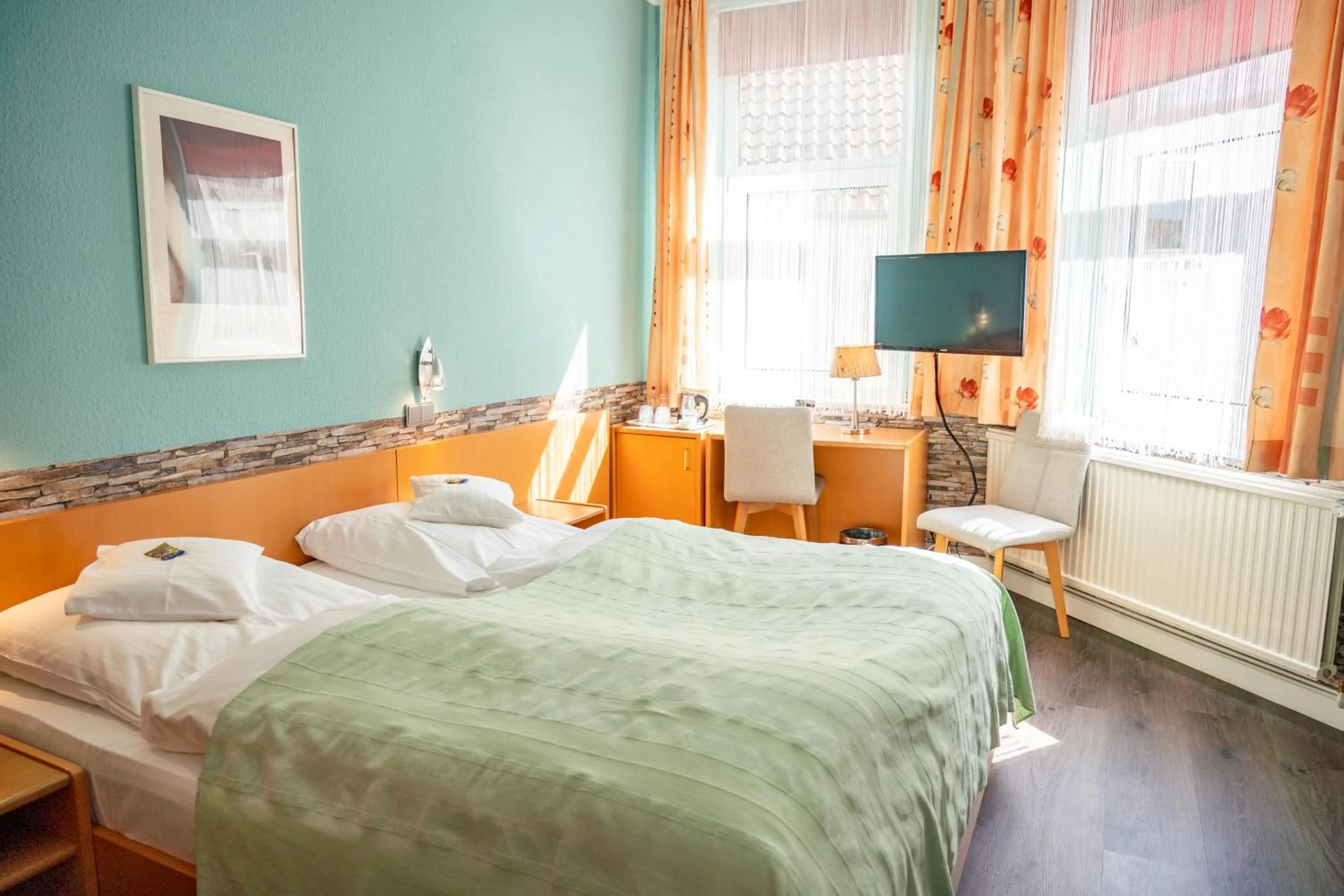 Bed in Hotel Haus Martens