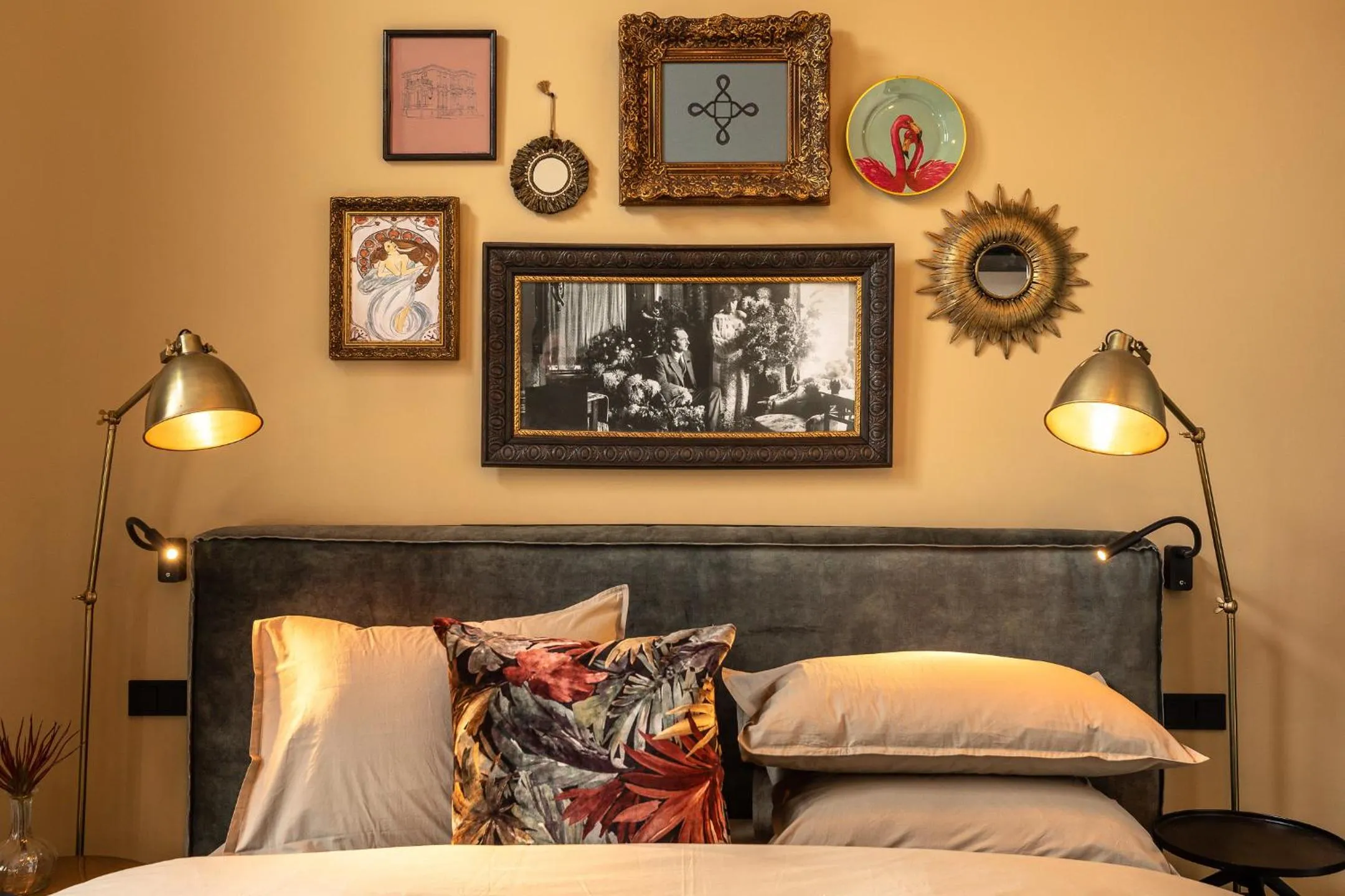 Bed in Stella Suites Boutique Hotel