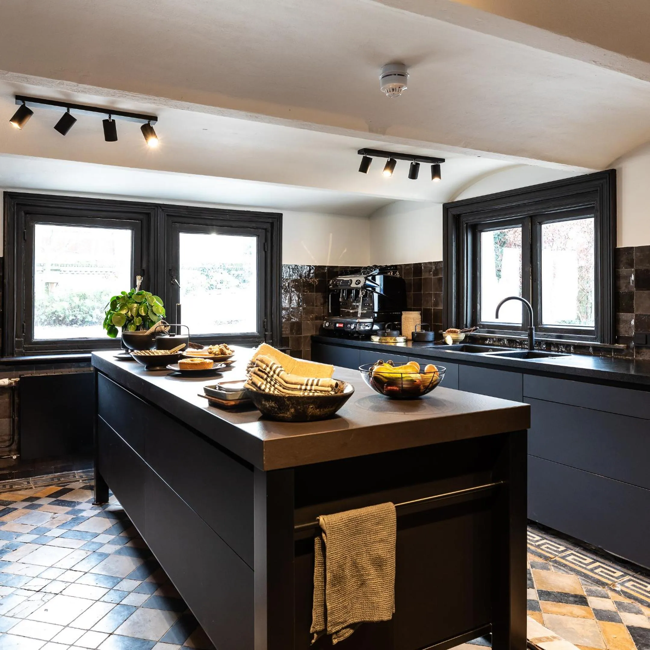 Kitchen or kitchenette in Stella Suites Boutique Hotel