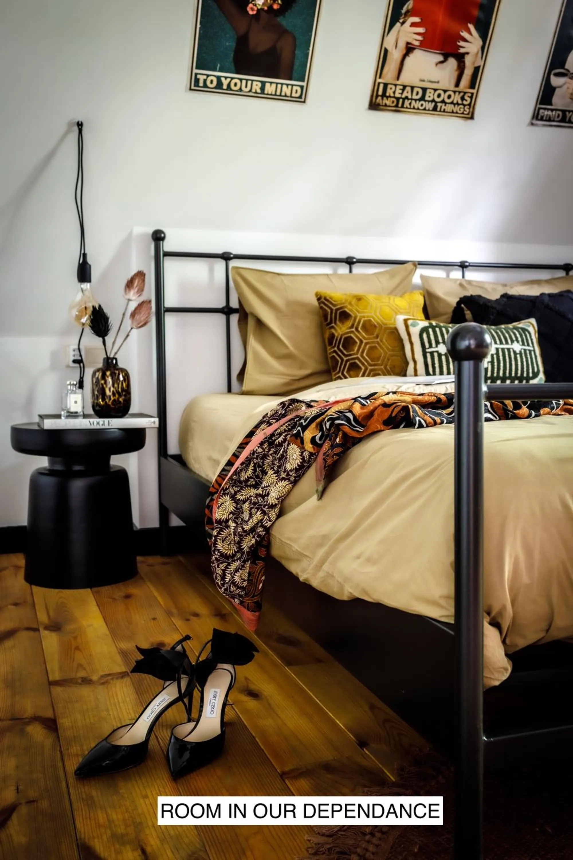 Bed in Stella Suites Boutique Hotel