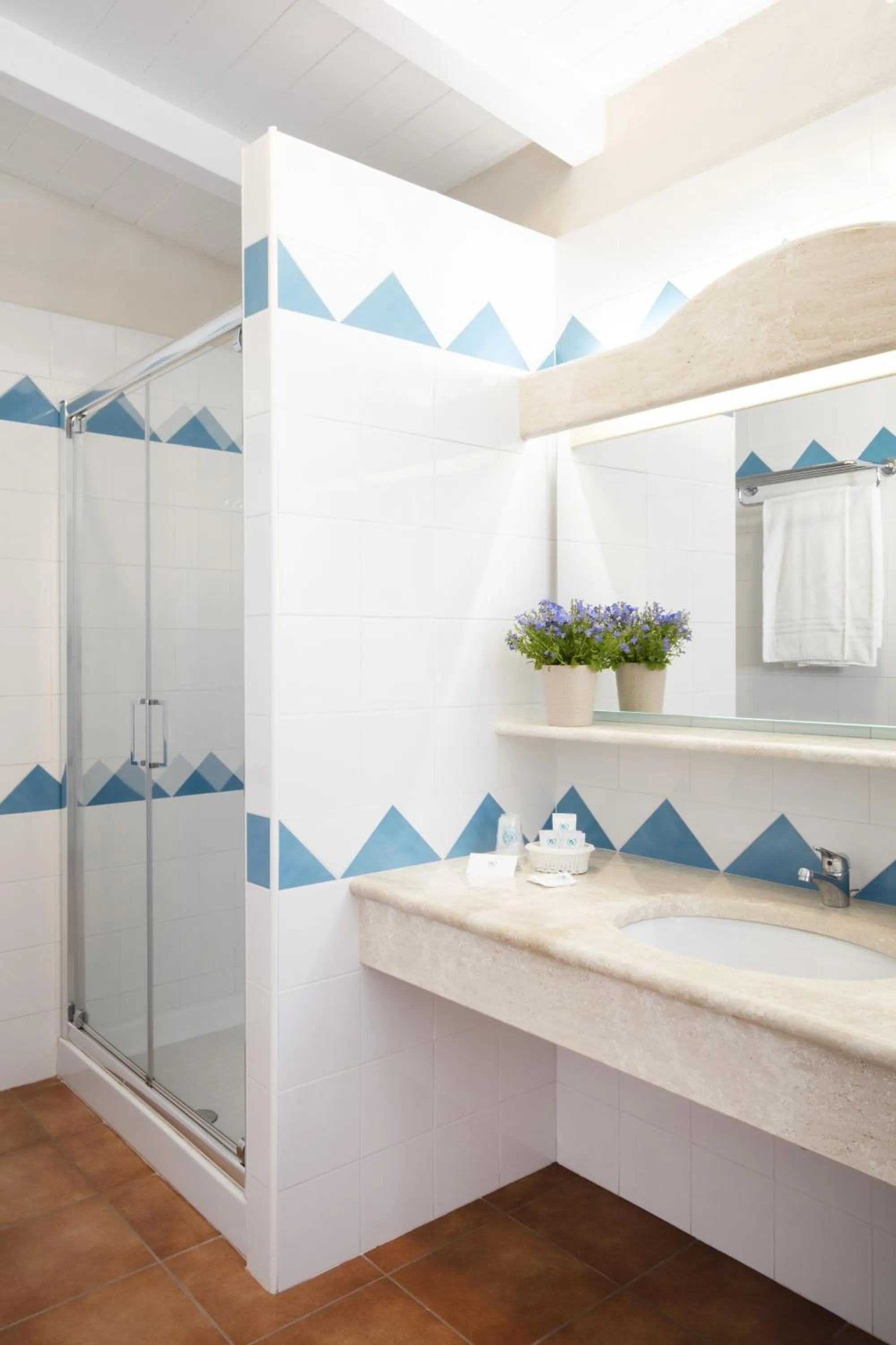 Shower in Marina Torre Navarrese Resort