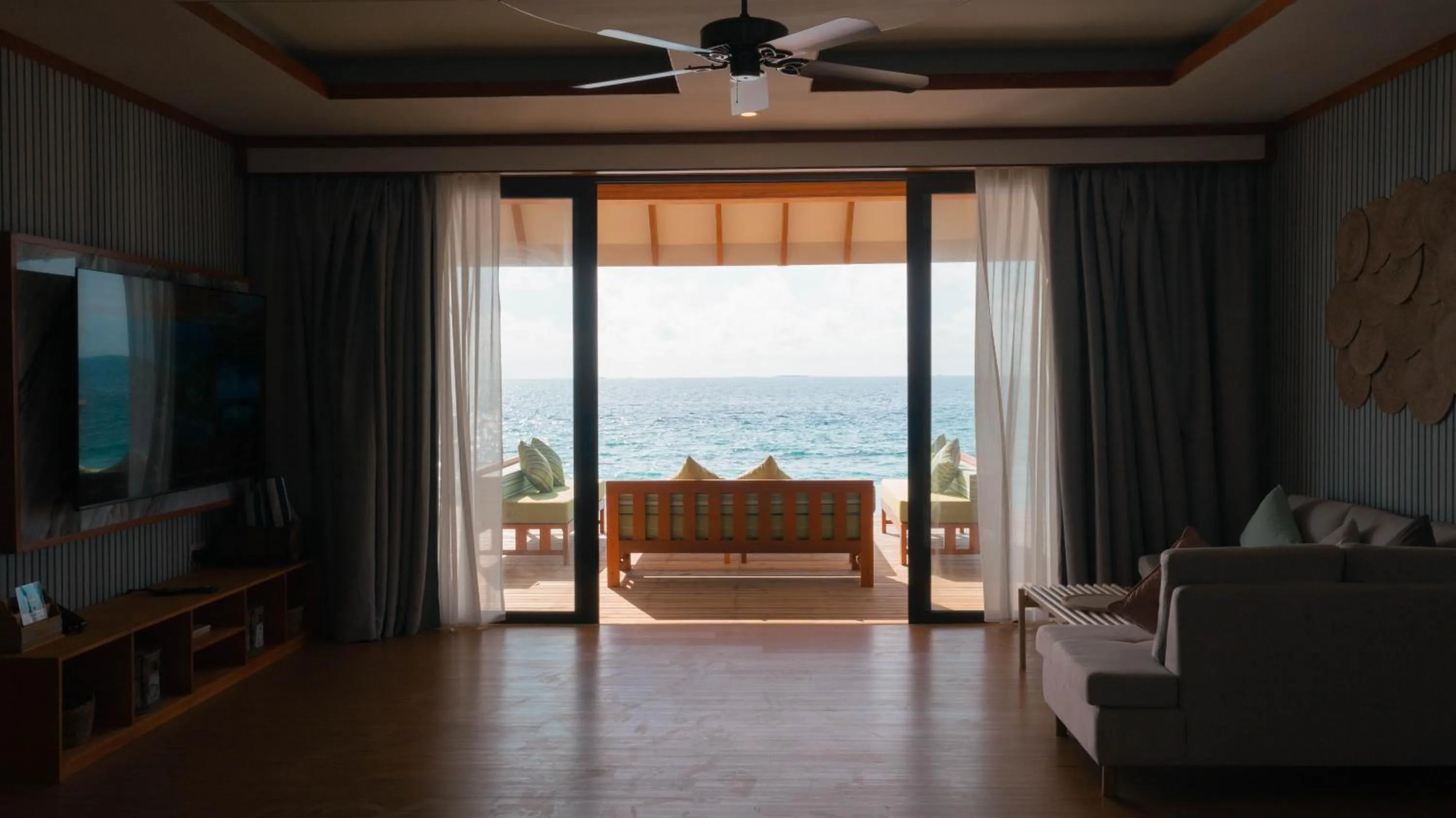 Living room in Brennia Kottefaru Maldives