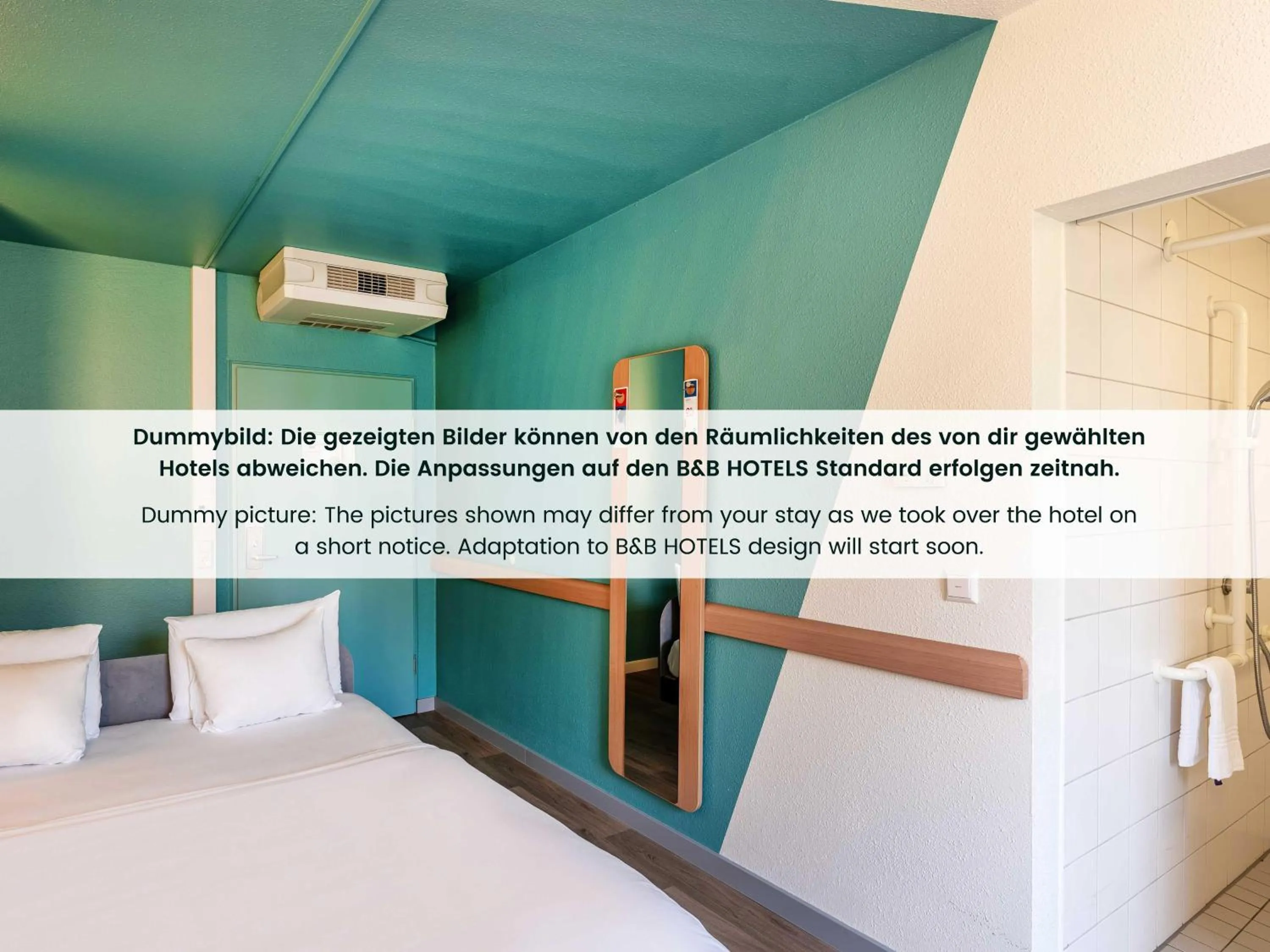 Photo of the whole room, Bed in ibis budget Hannover Messe