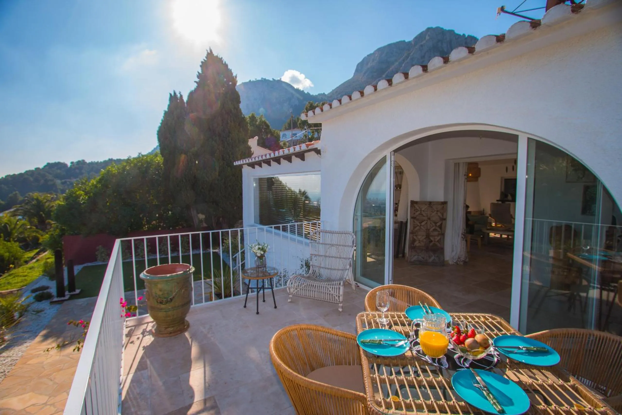 Balcony/Terrace in Villa Teranga - PlusHolidays