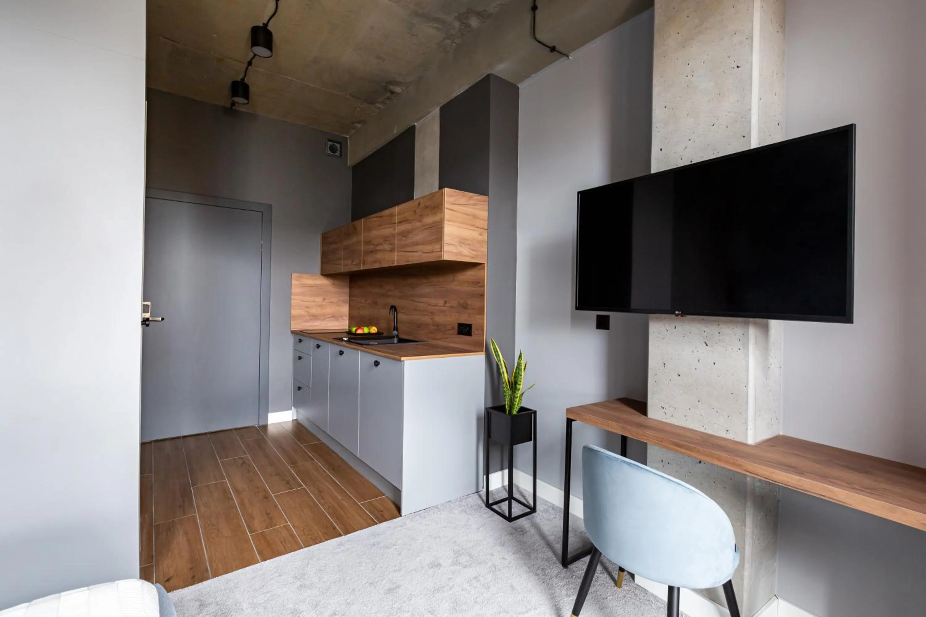 Kitchen or kitchenette in Homewell Boutique Apartments Stare Miasto