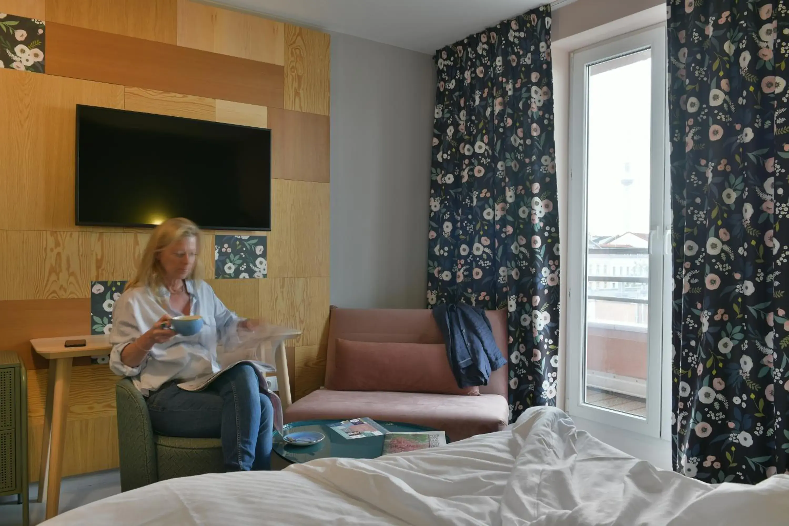 Comfort Double Room with Balcony in Hotel BIRGIT Berlin Mitte Comfort Double Room with Balcony in Hotel BIRGIT Berlin Mitte