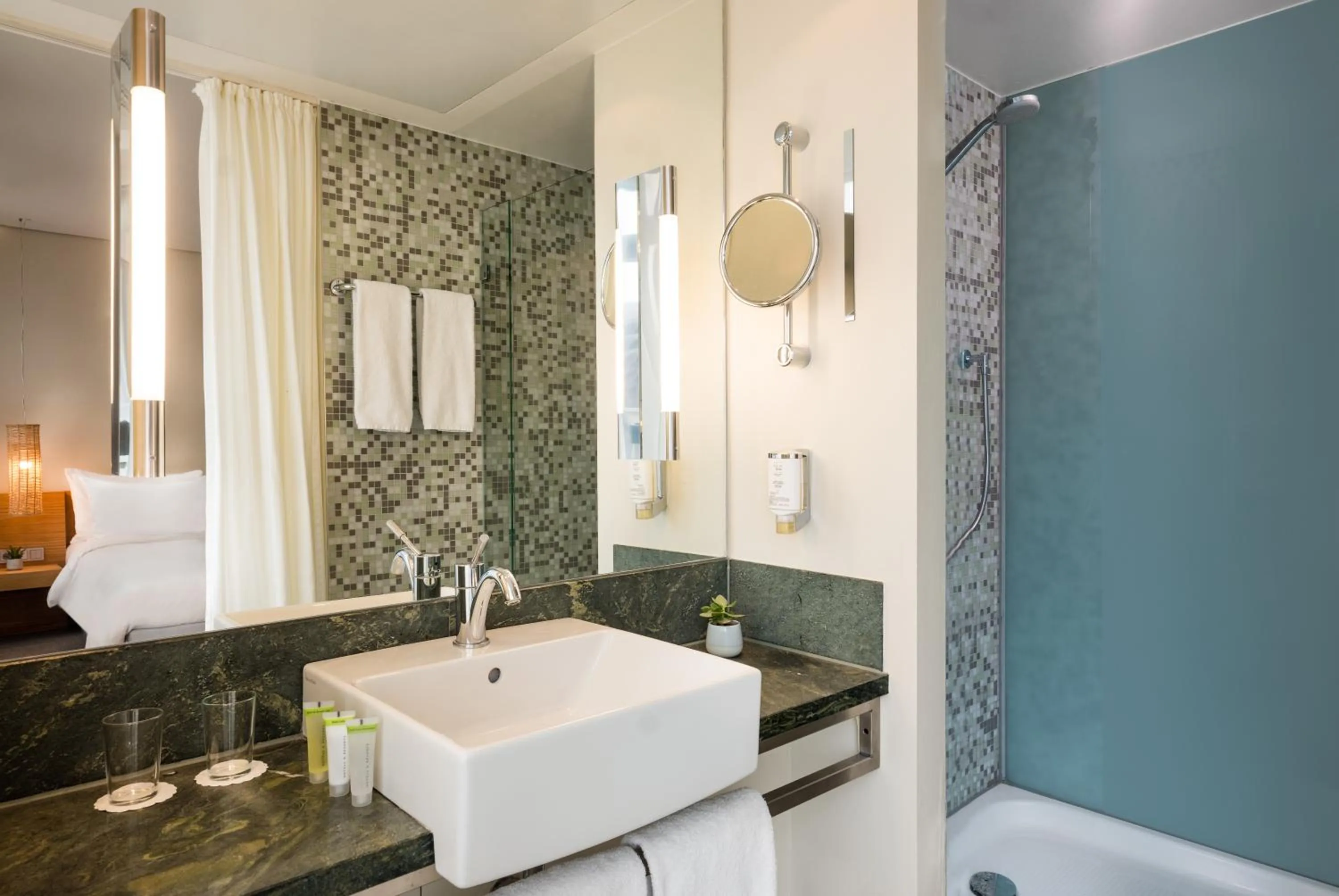 Shower in Lindner Hotel Berlin Ku'damm, part of JdV by Hyatt