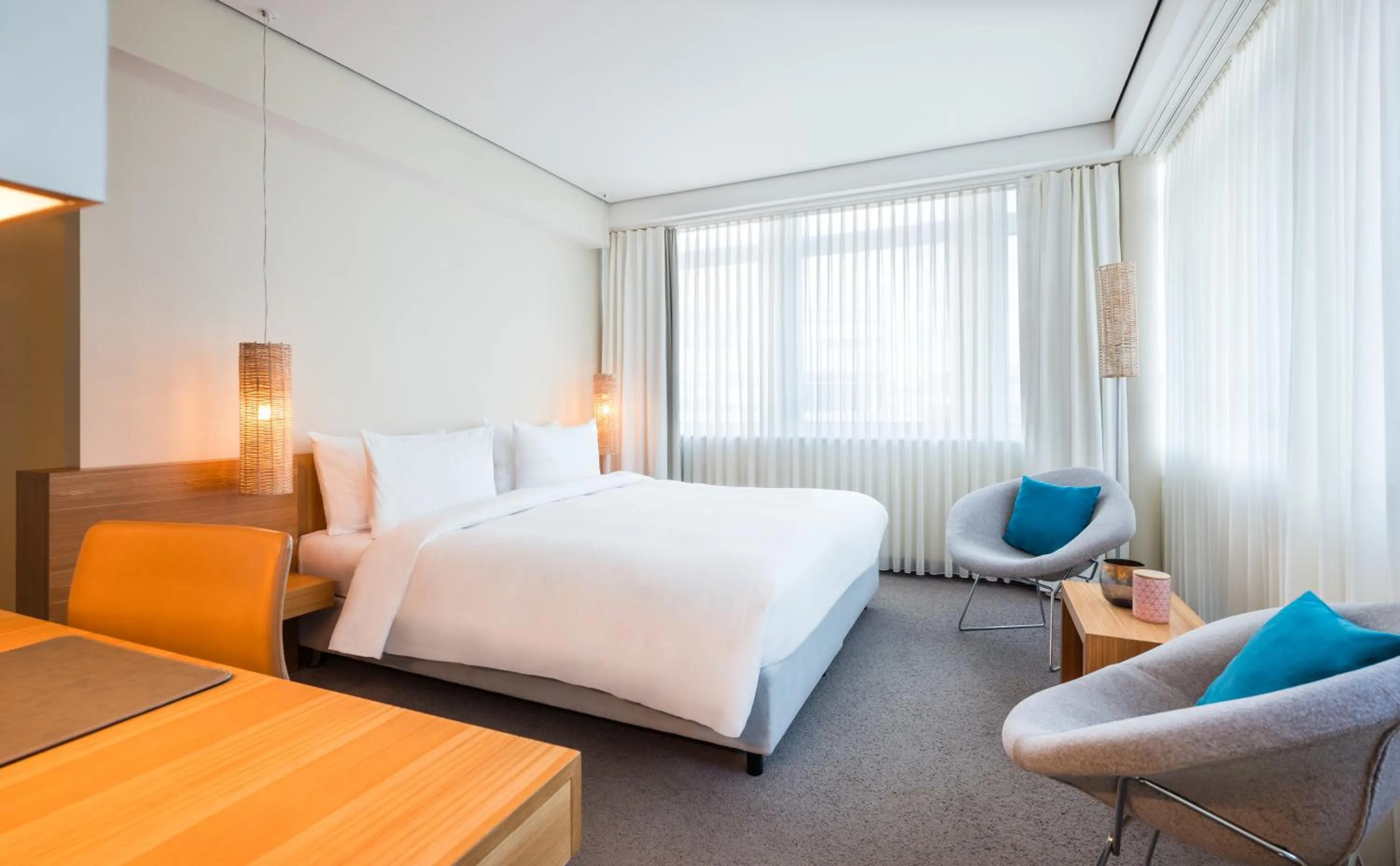 Photo of the whole room, Bed in Lindner Hotel Berlin Ku'damm, part of JdV by Hyatt
