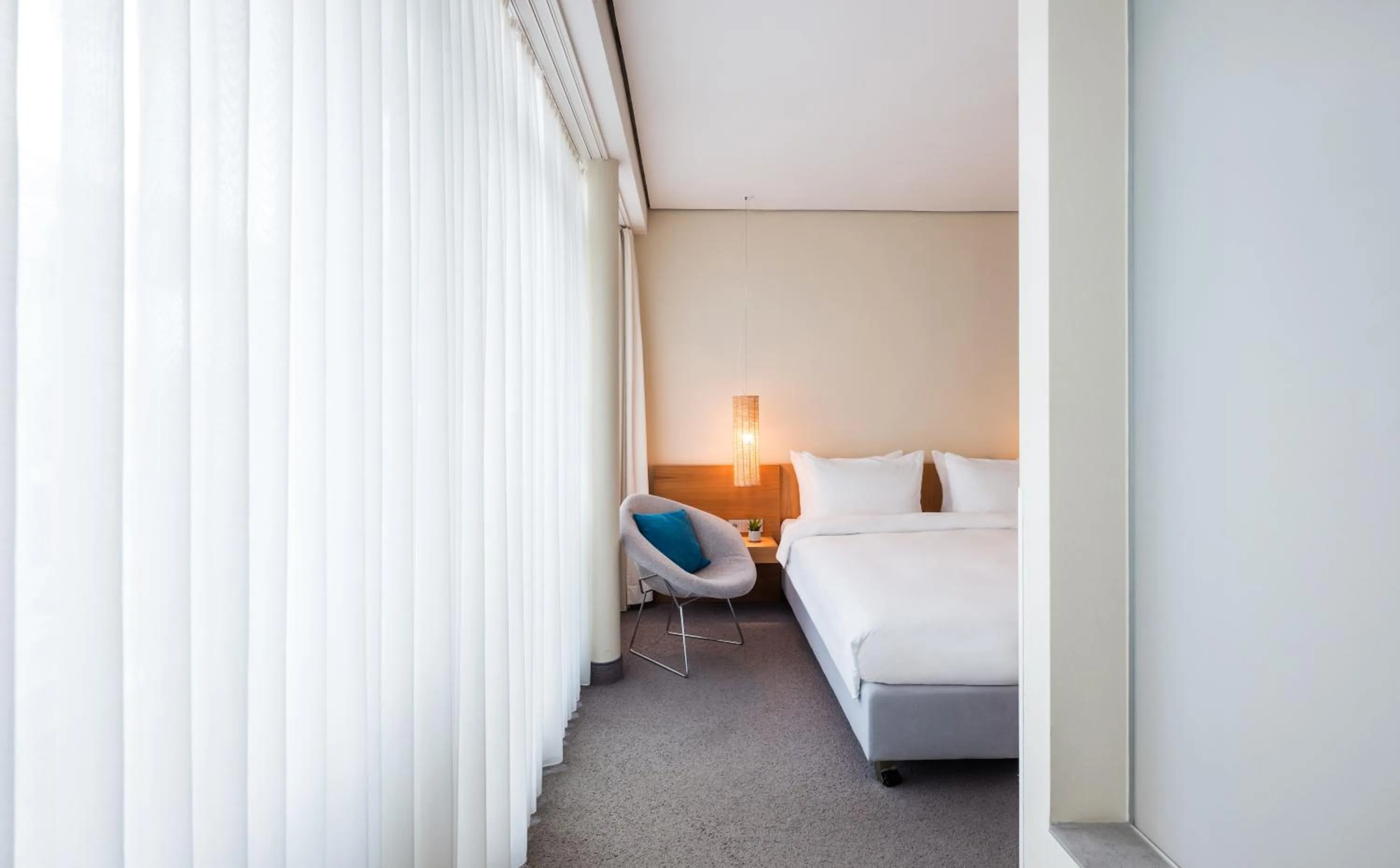 Photo of the whole room, Bed in Lindner Hotel Berlin Ku'damm, part of JdV by Hyatt