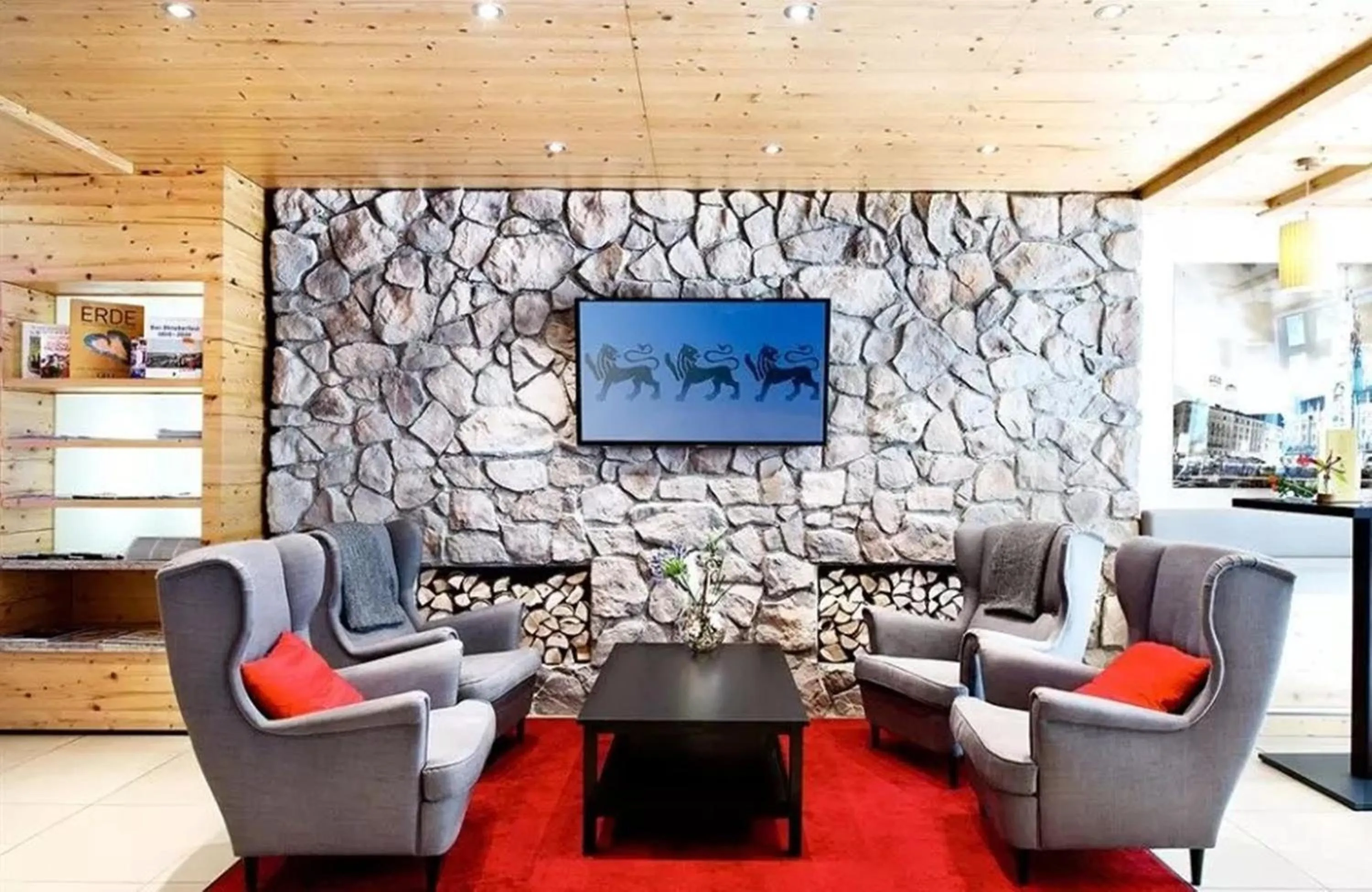 Lounge or bar in Drei Loewen