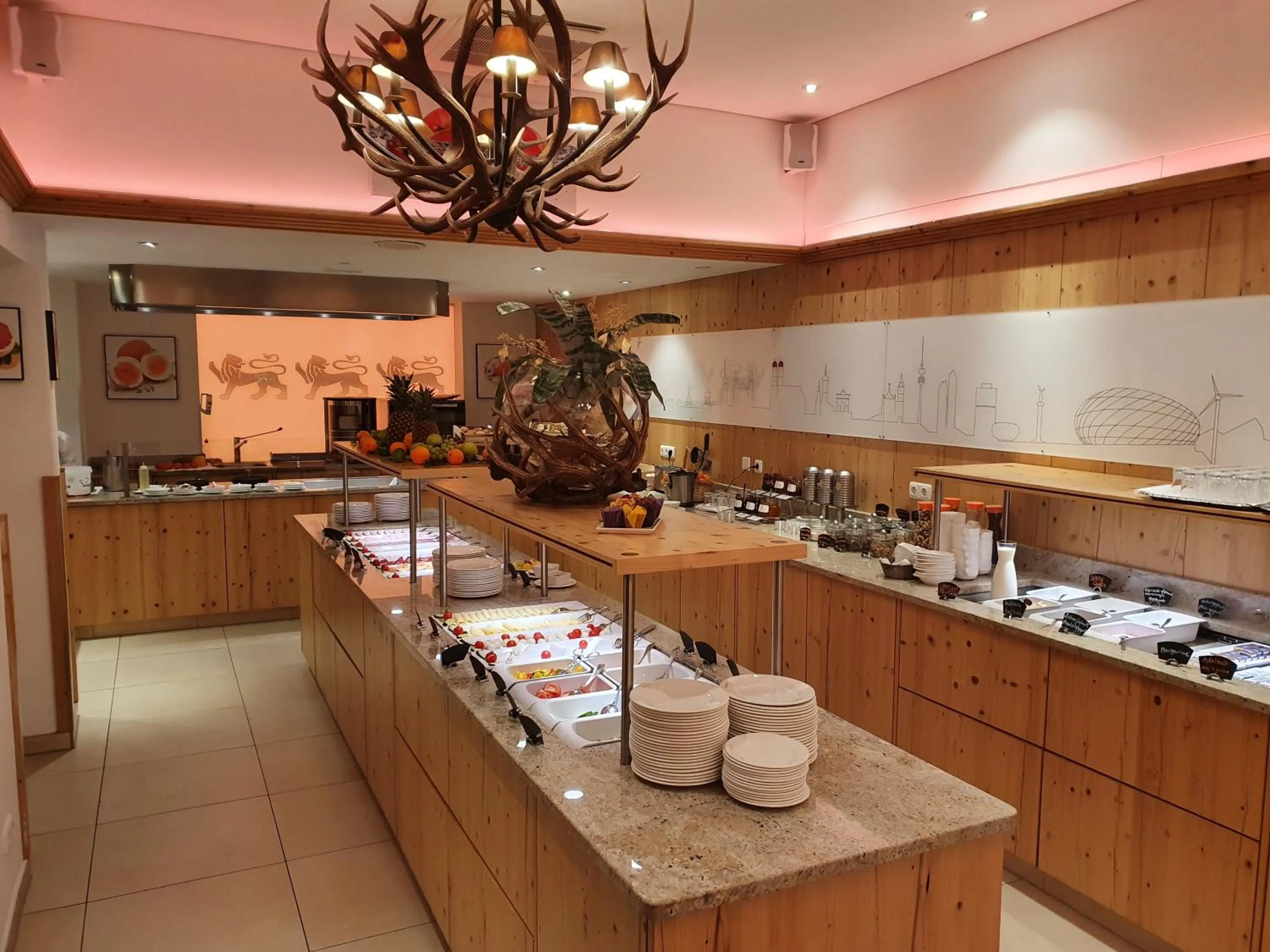 Buffet breakfast in Drei Loewen