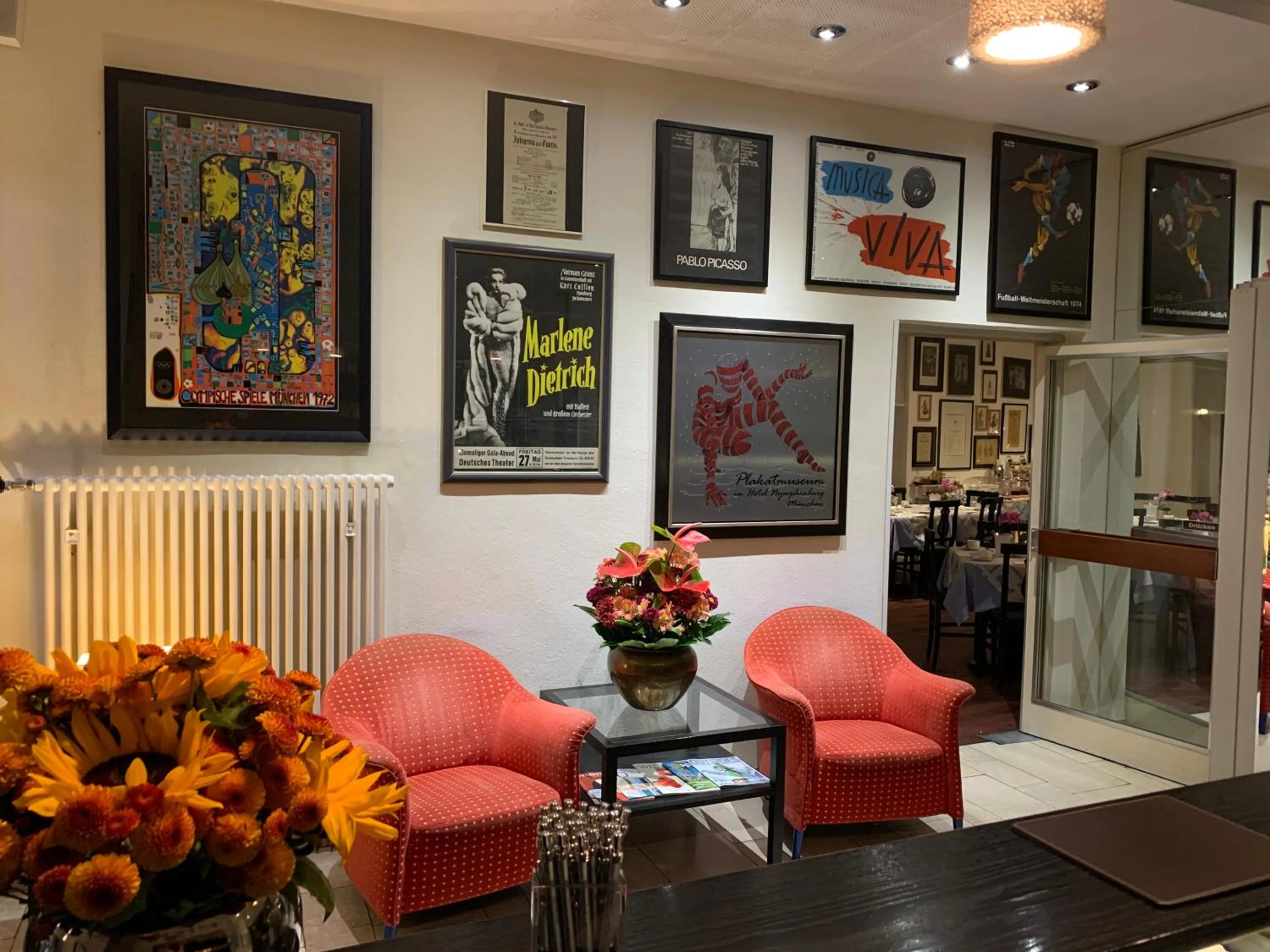 Lobby or reception in Hotel Nymphenburg City - München