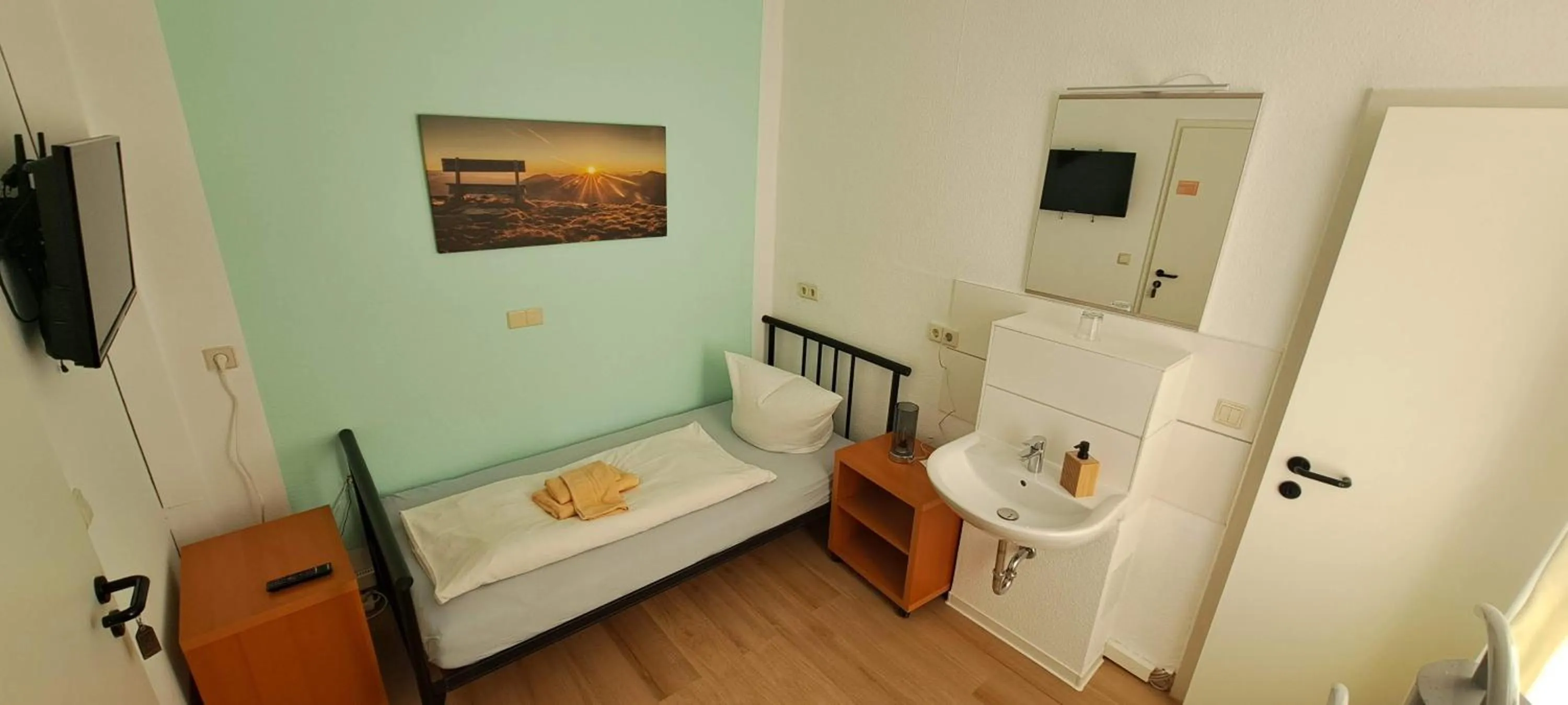 Bed in Gästehaus Villa Seraphinum