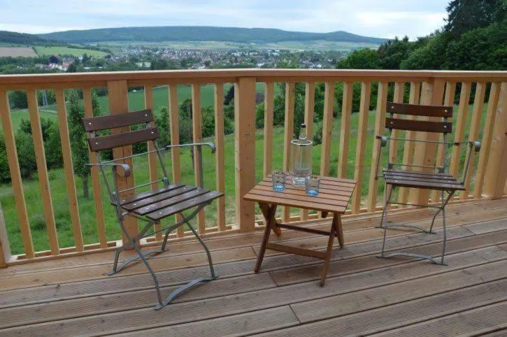 View (from property/room) in Hotel Waldquelle - Baumhaushotel Aerzen