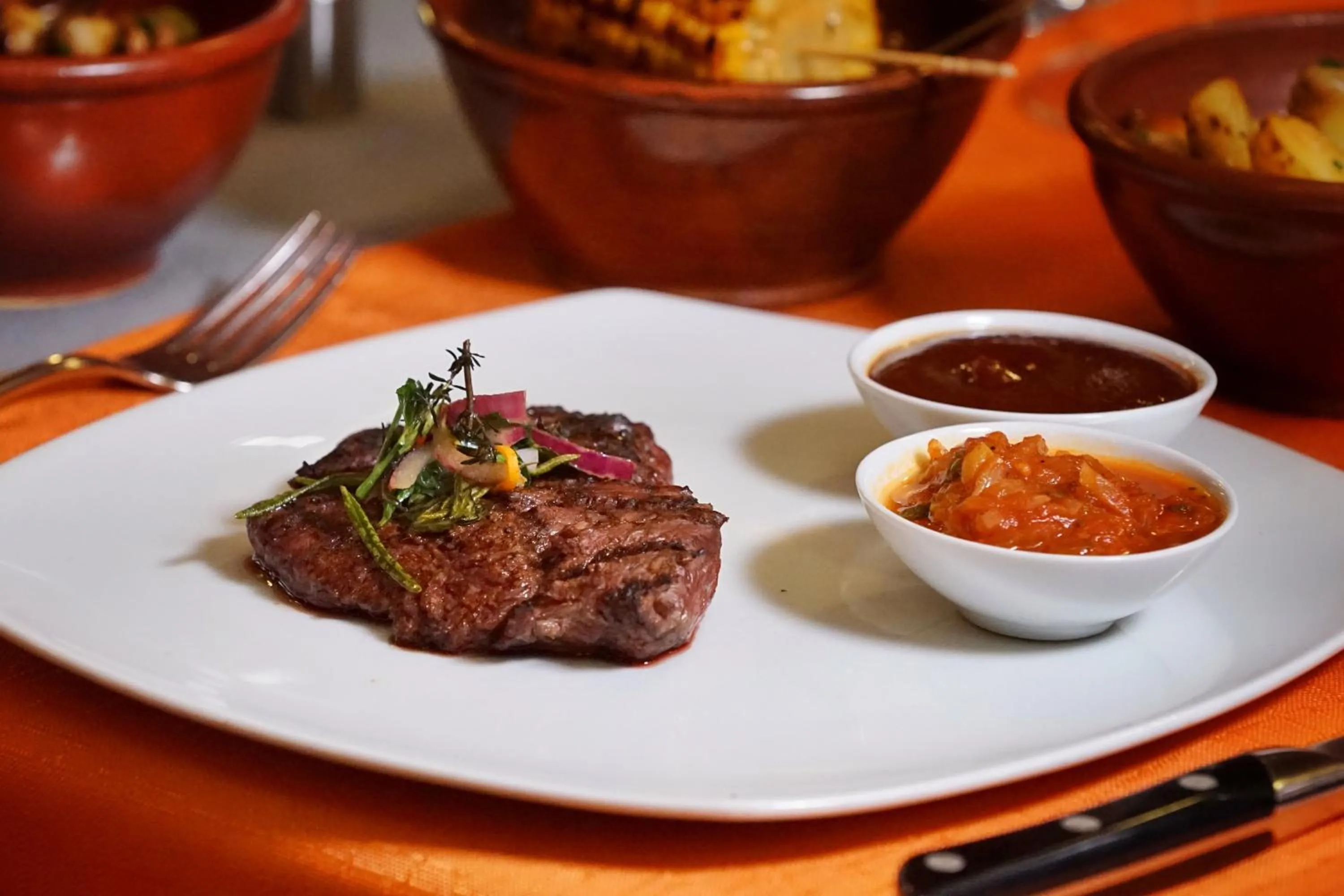 Restaurant/places to eat in Seaside Park Hotel Leipzig