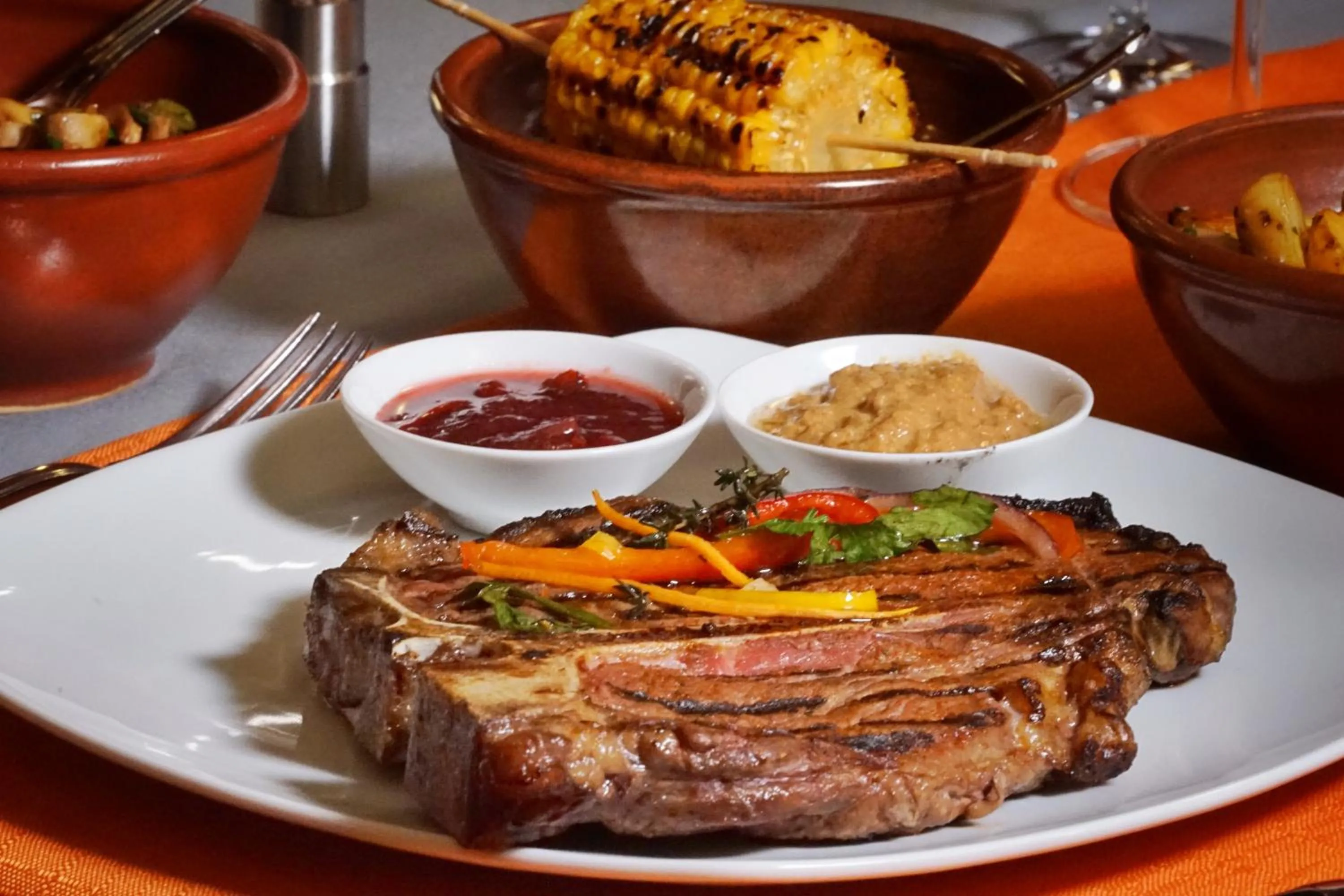 Restaurant/places to eat in Seaside Park Hotel Leipzig