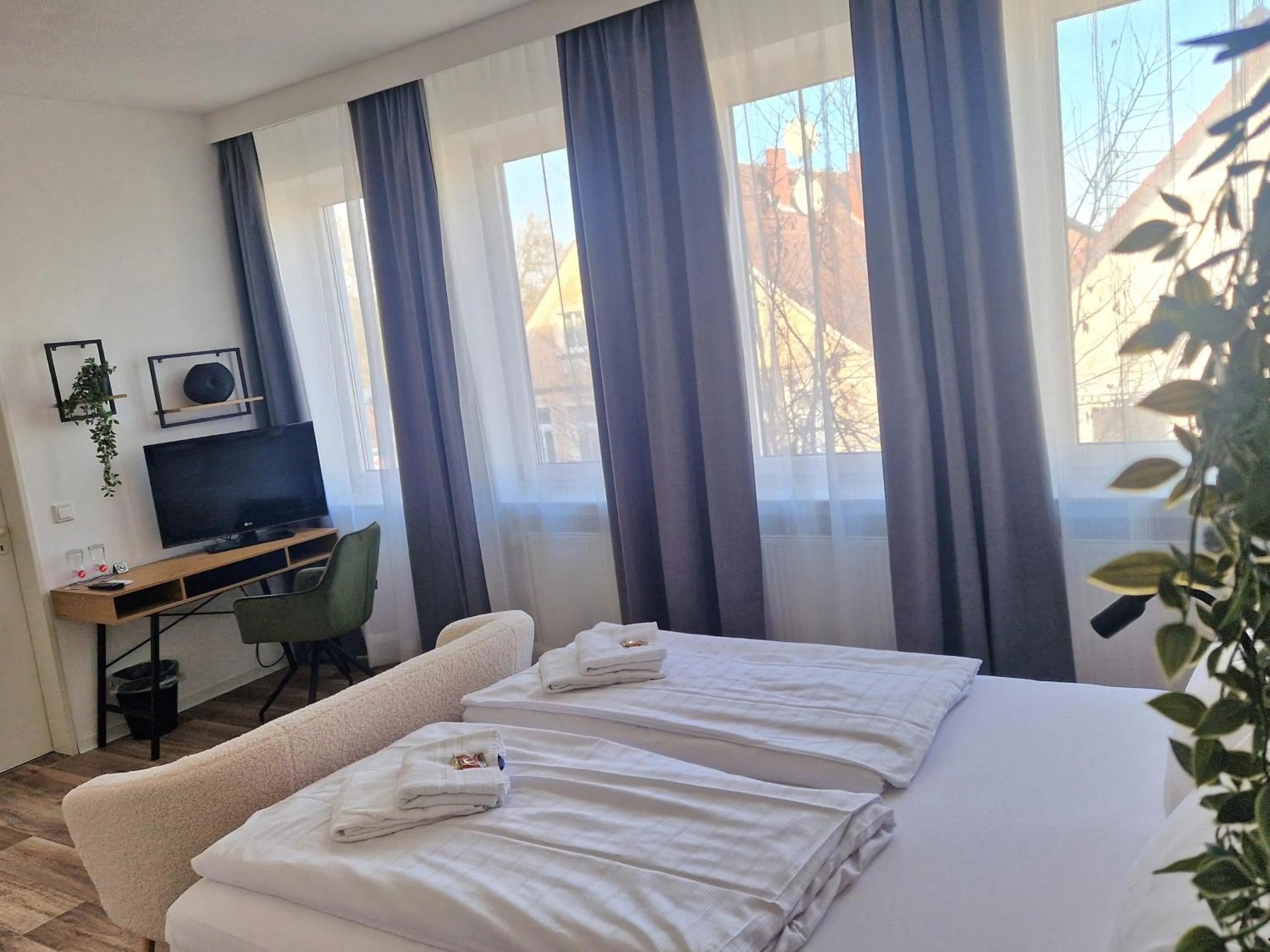 Bed in Hotel Handelshof