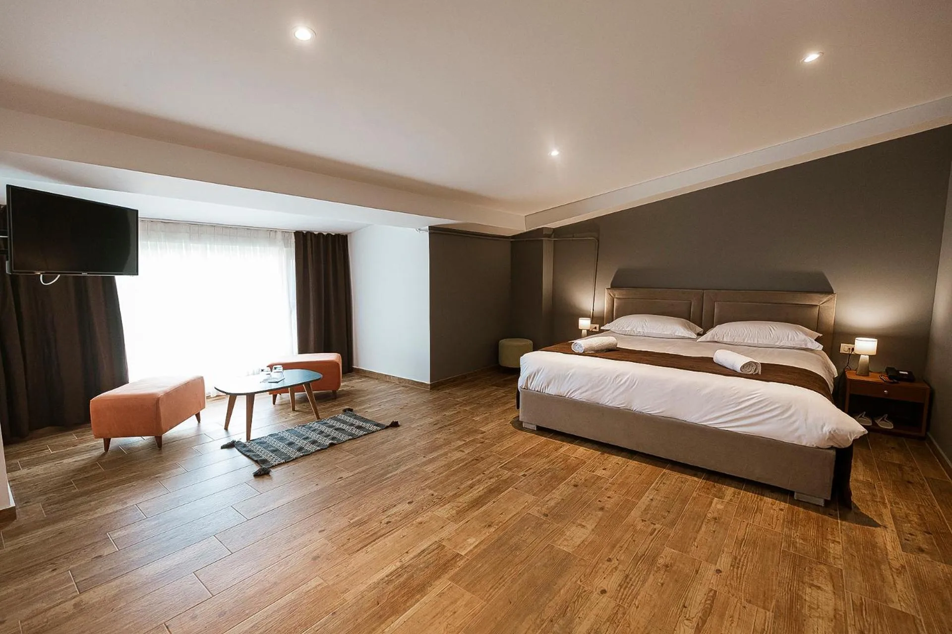 Bed in Olivar Hotel Tirana