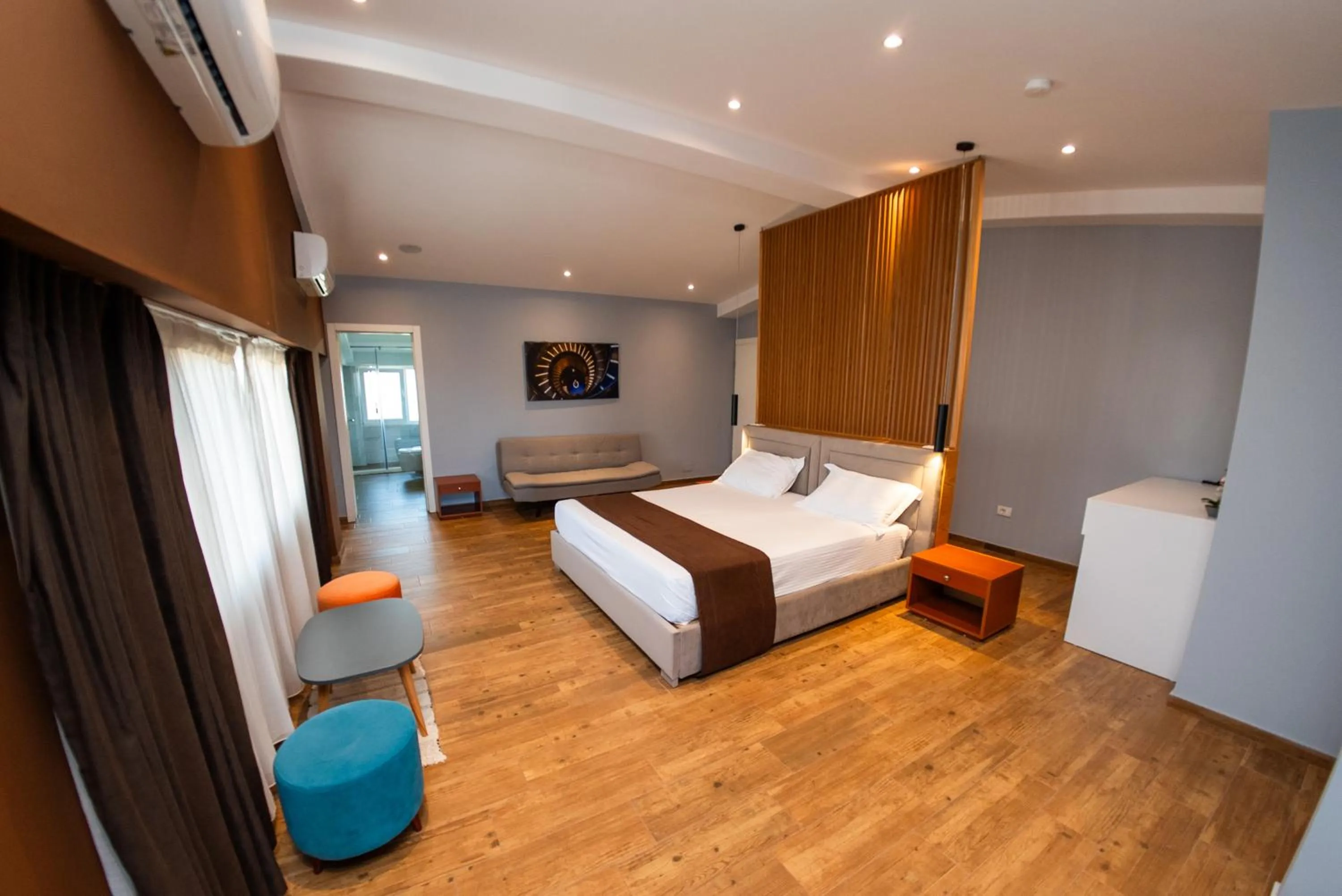 Bed in Olivar Hotel Tirana