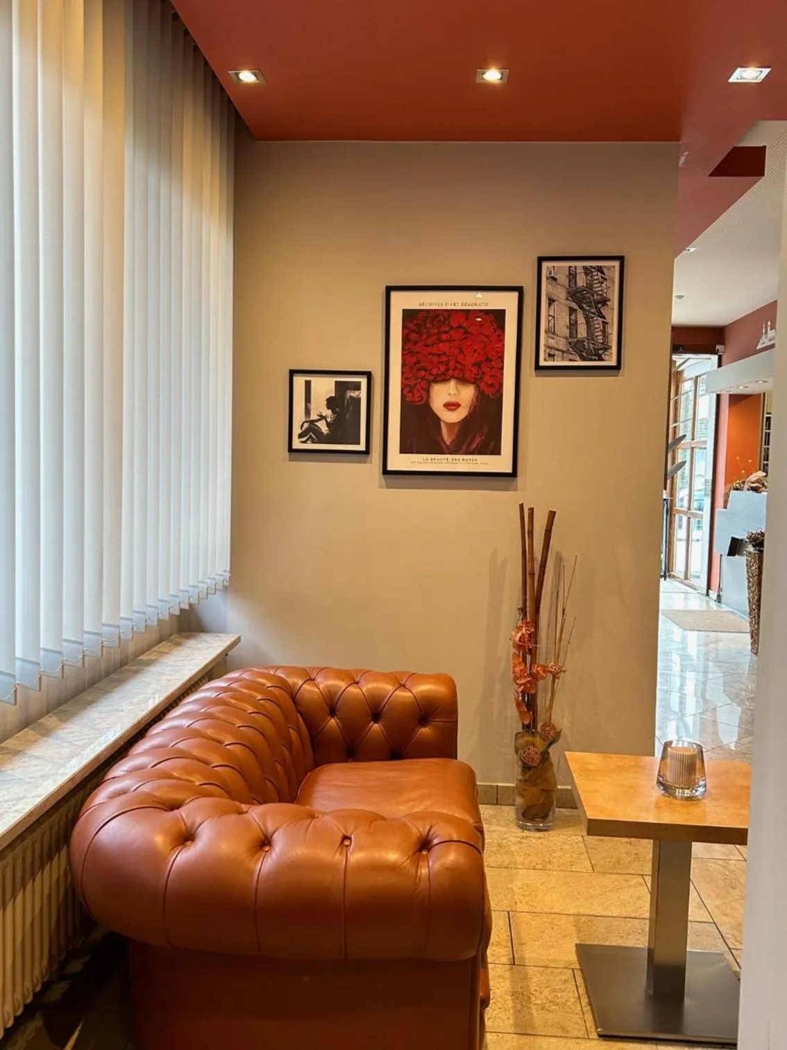 Lobby or reception in Würmtaler Gästehaus