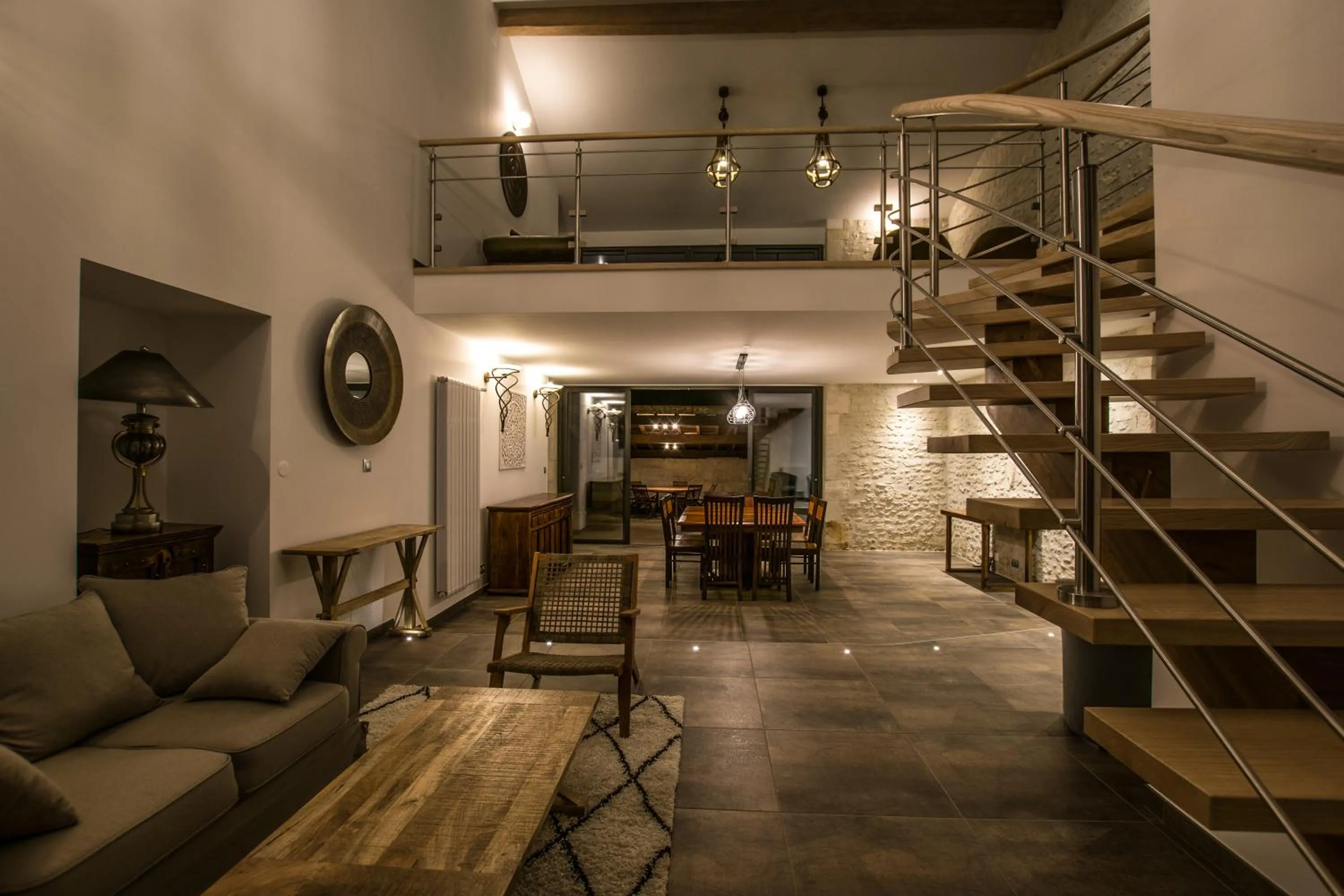 Lobby or reception in Les Cuves - Saintes